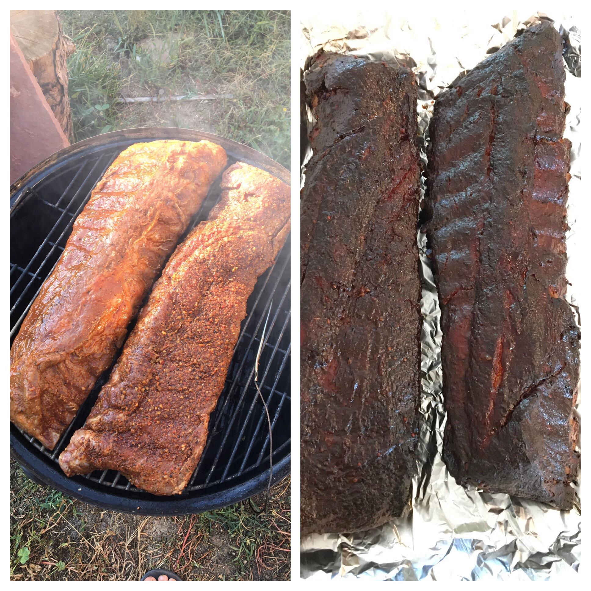 [Homemade] cherry wood smoked Dijon honey+spicy Cajun / sweet