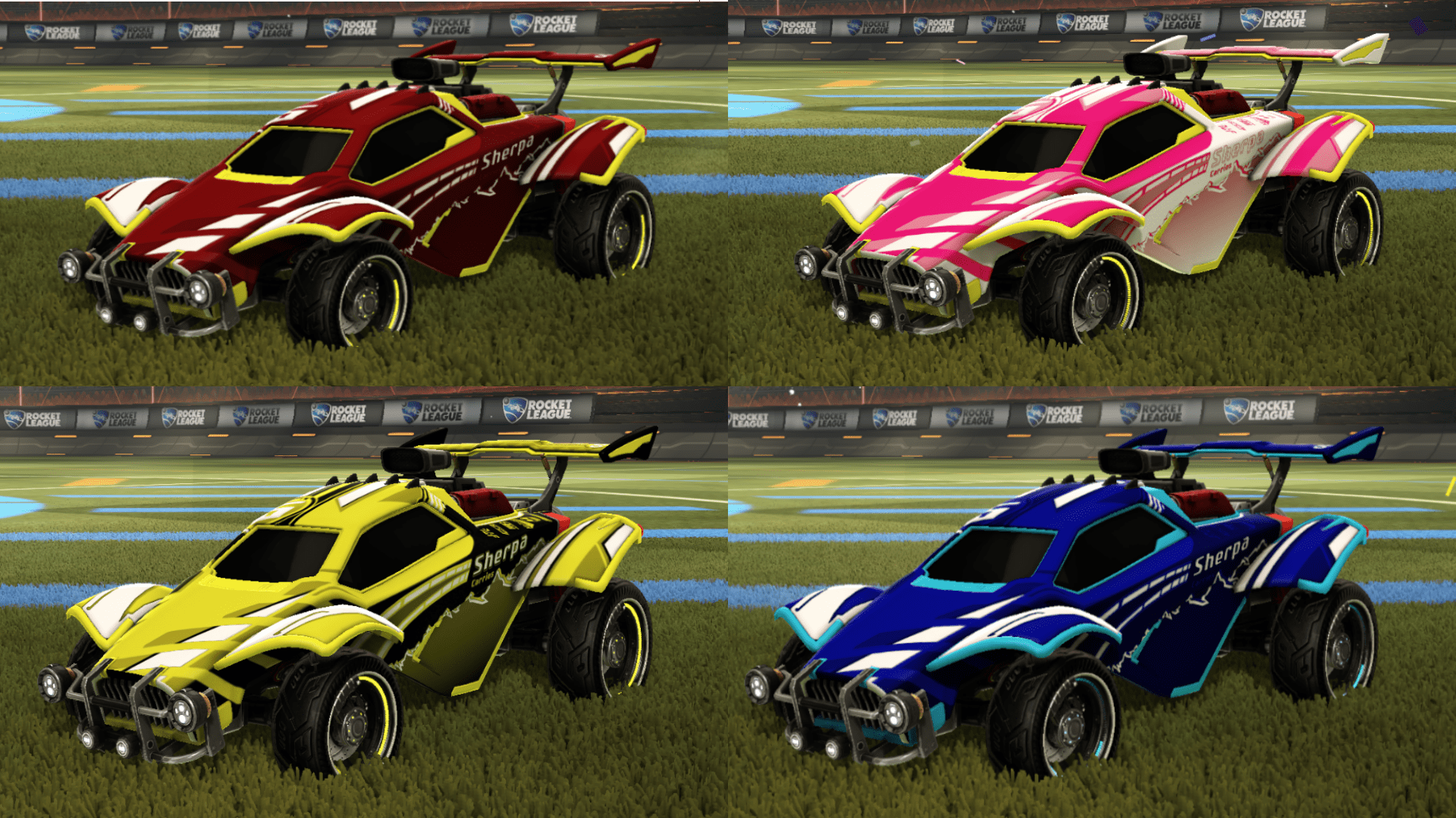 Few Octane Dune Racer designs i made RLFashionAdvice
