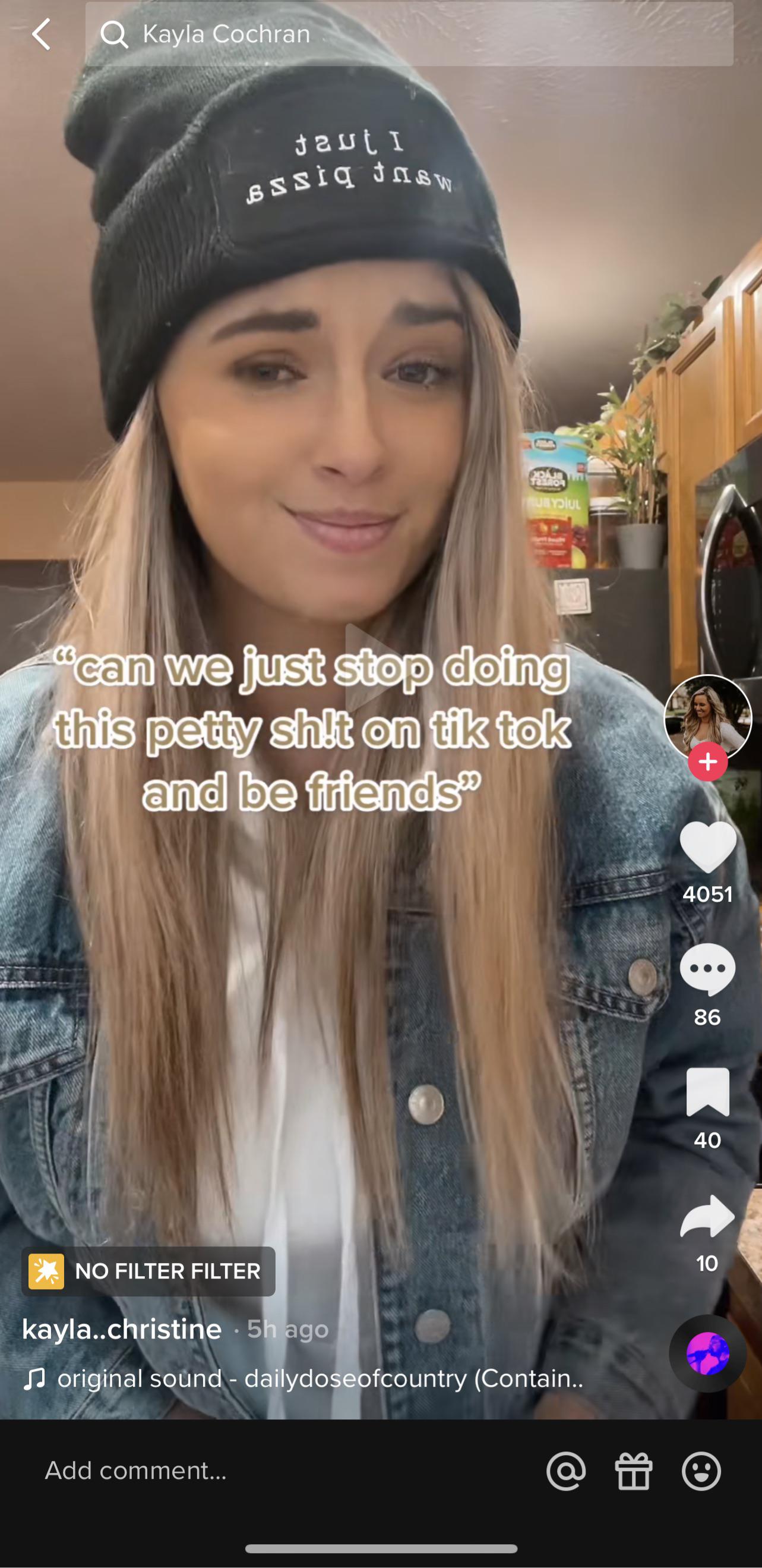 What is going on between kayla christine and austinforman : tiktokgossip