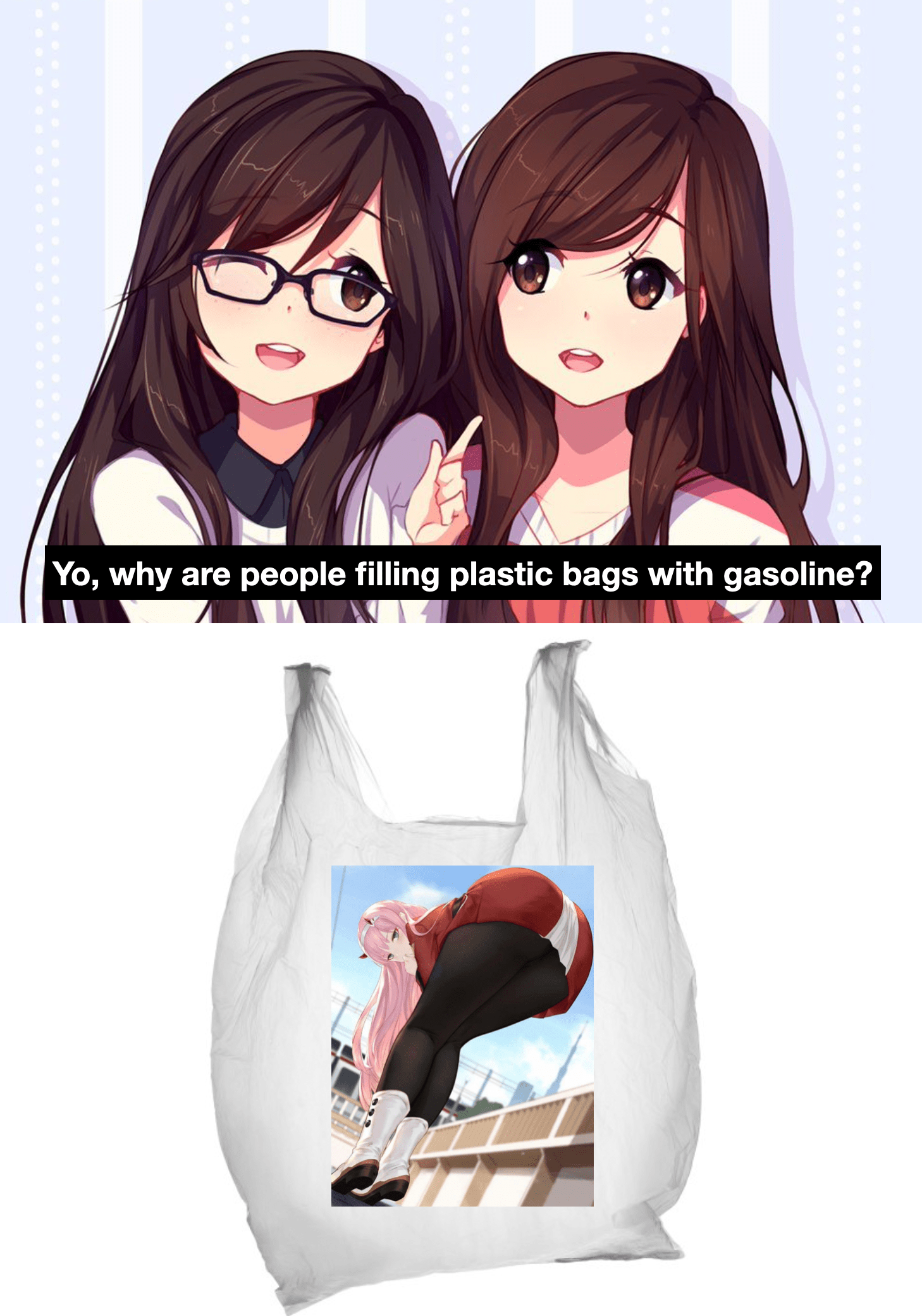 Gasoline comes from dinosaurs r/goodanimemes