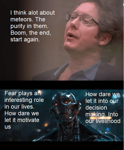 Robert California leaking into the marvel universe. Could you even tell