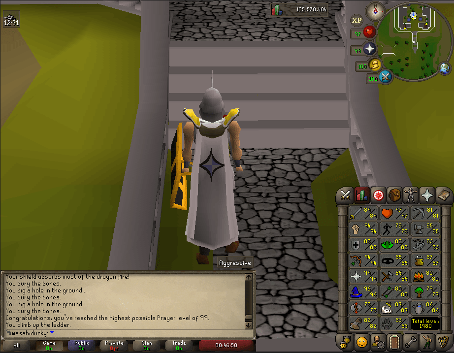 Untrimmed prayer cape btw ) r/ironscape