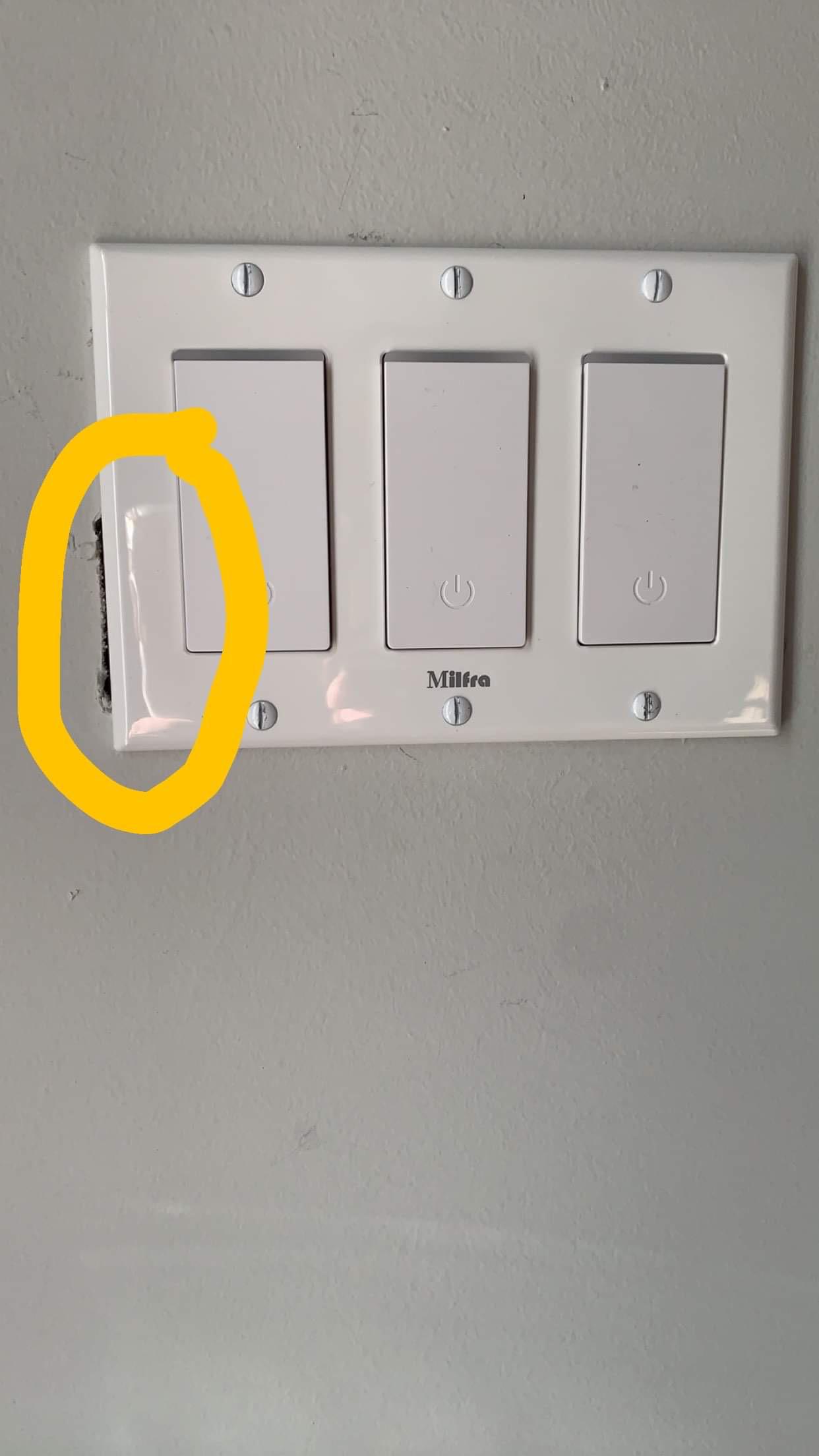 How to cover exposed drywall when I replaced analog light switch r/howto