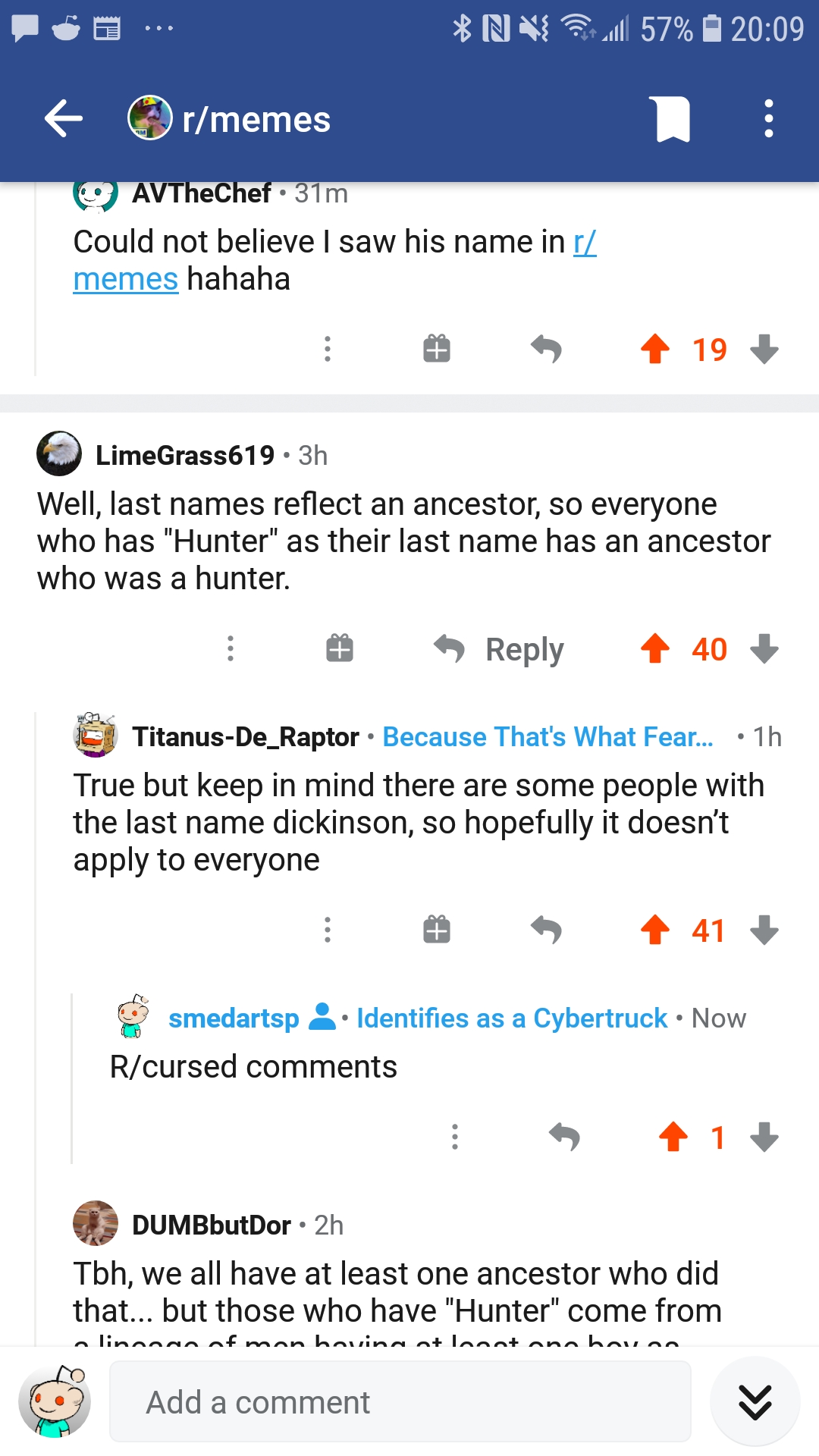 Cursed last names