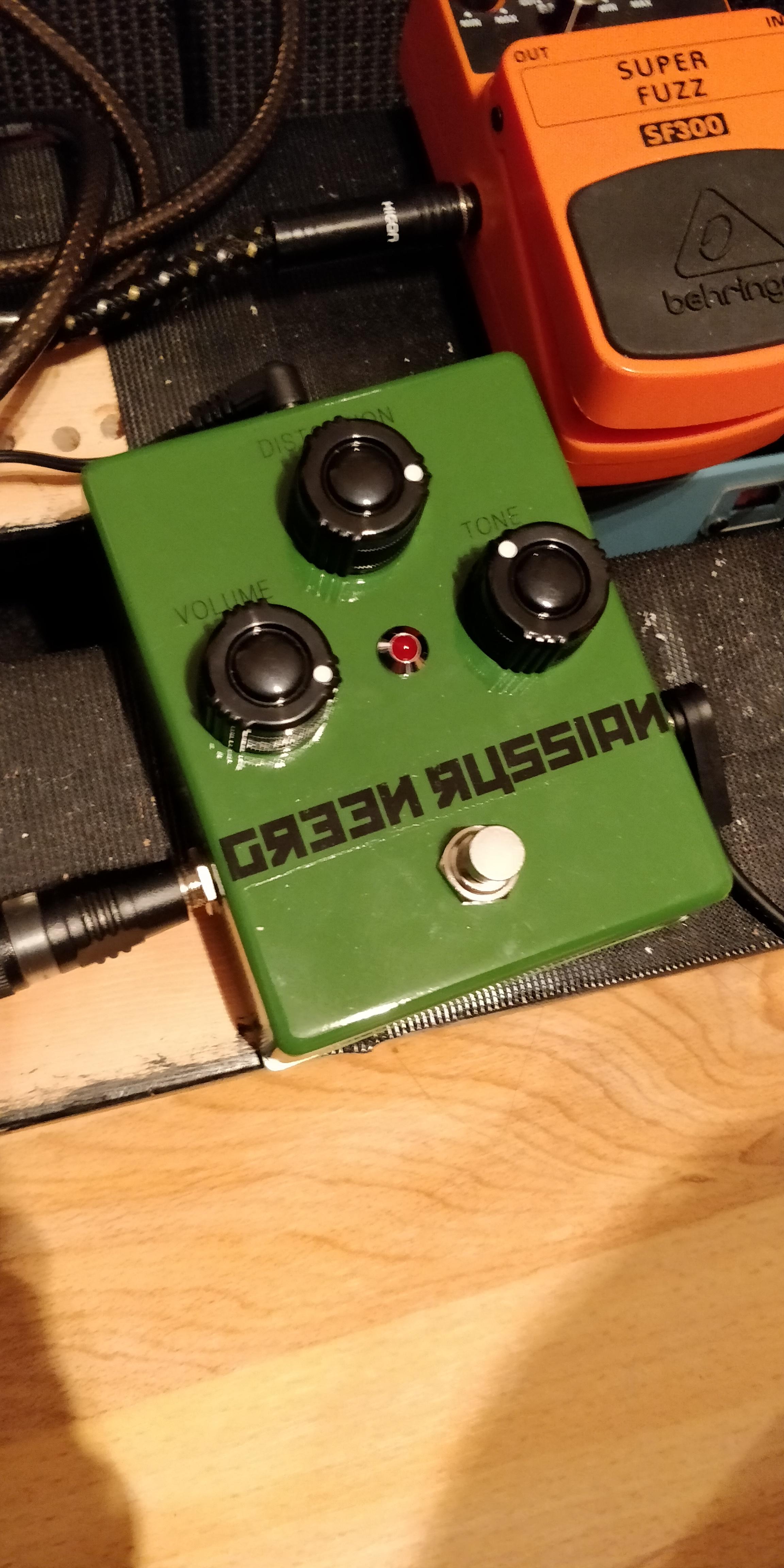 My 2nd pedal build, a green russian big muff clone r/diypedals