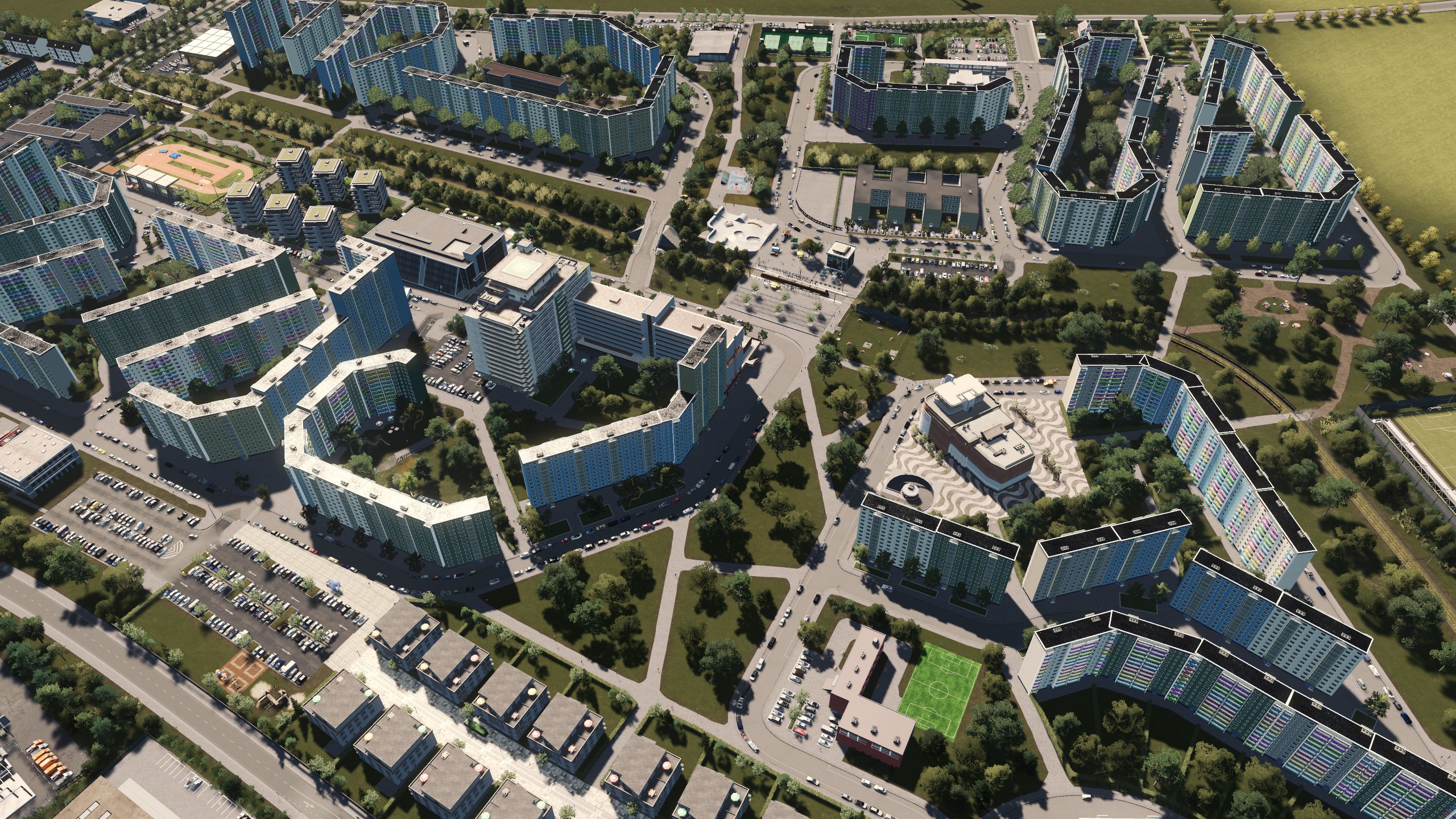 Building this area i kinda grew fond of commie blocks. What do you