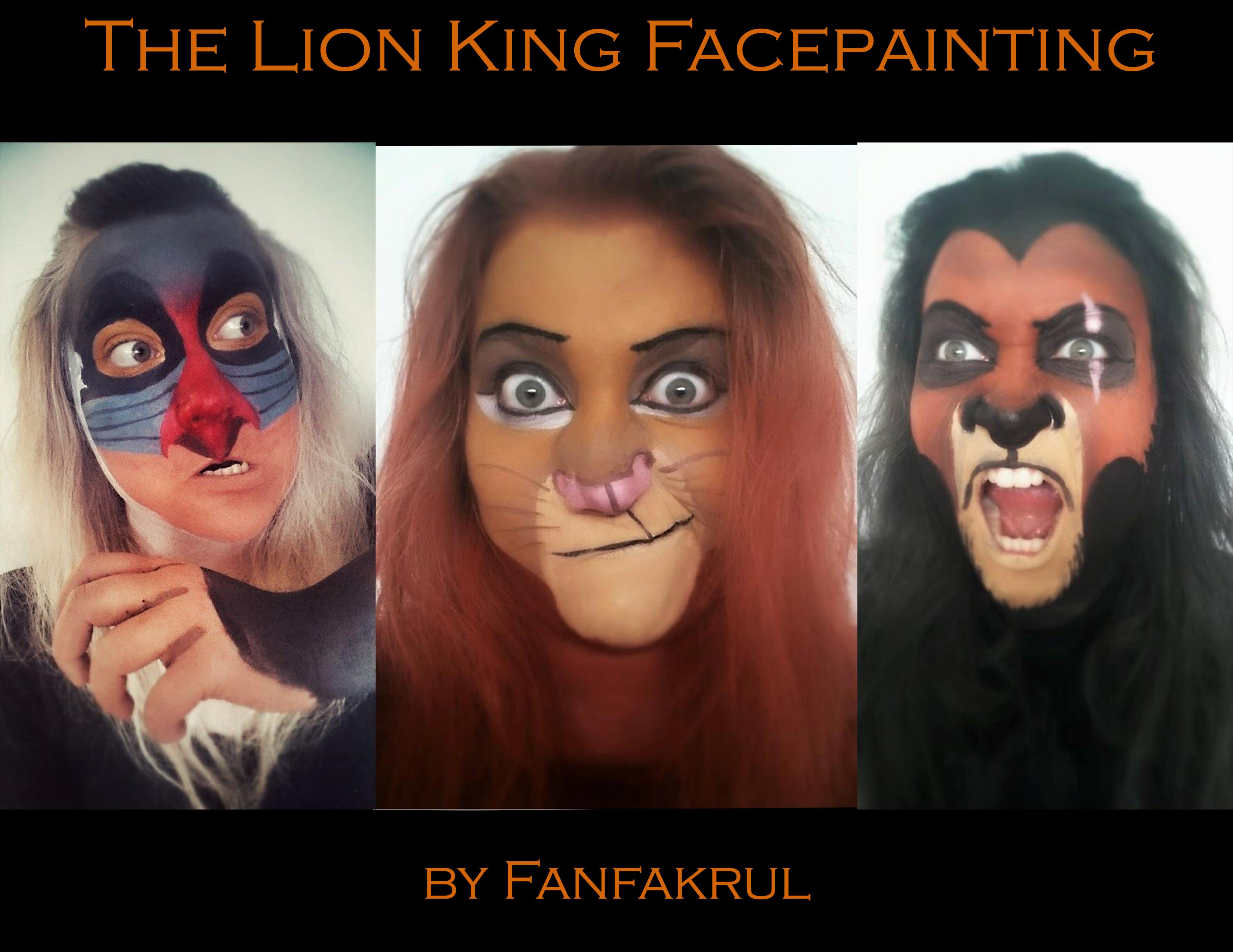 Lion King Face Paint