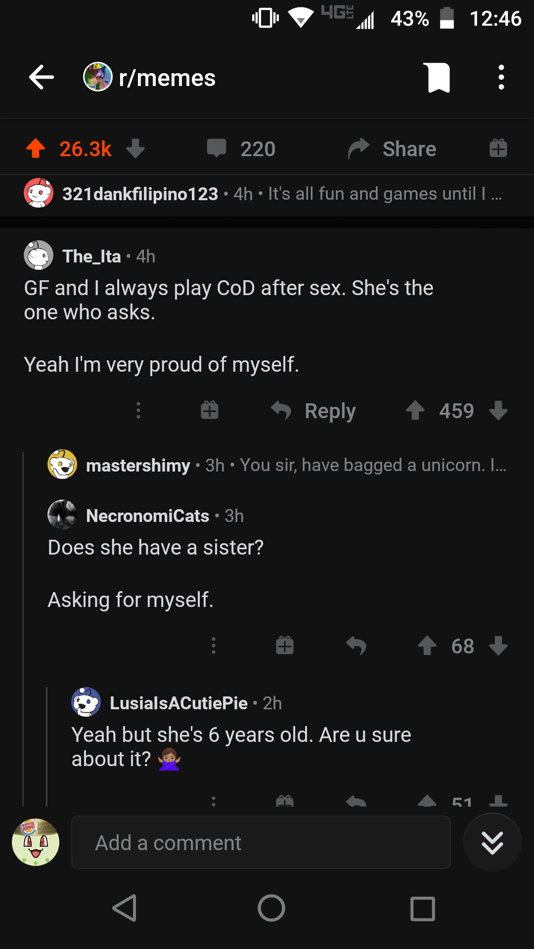 Does she have a sister? r/notopbutok