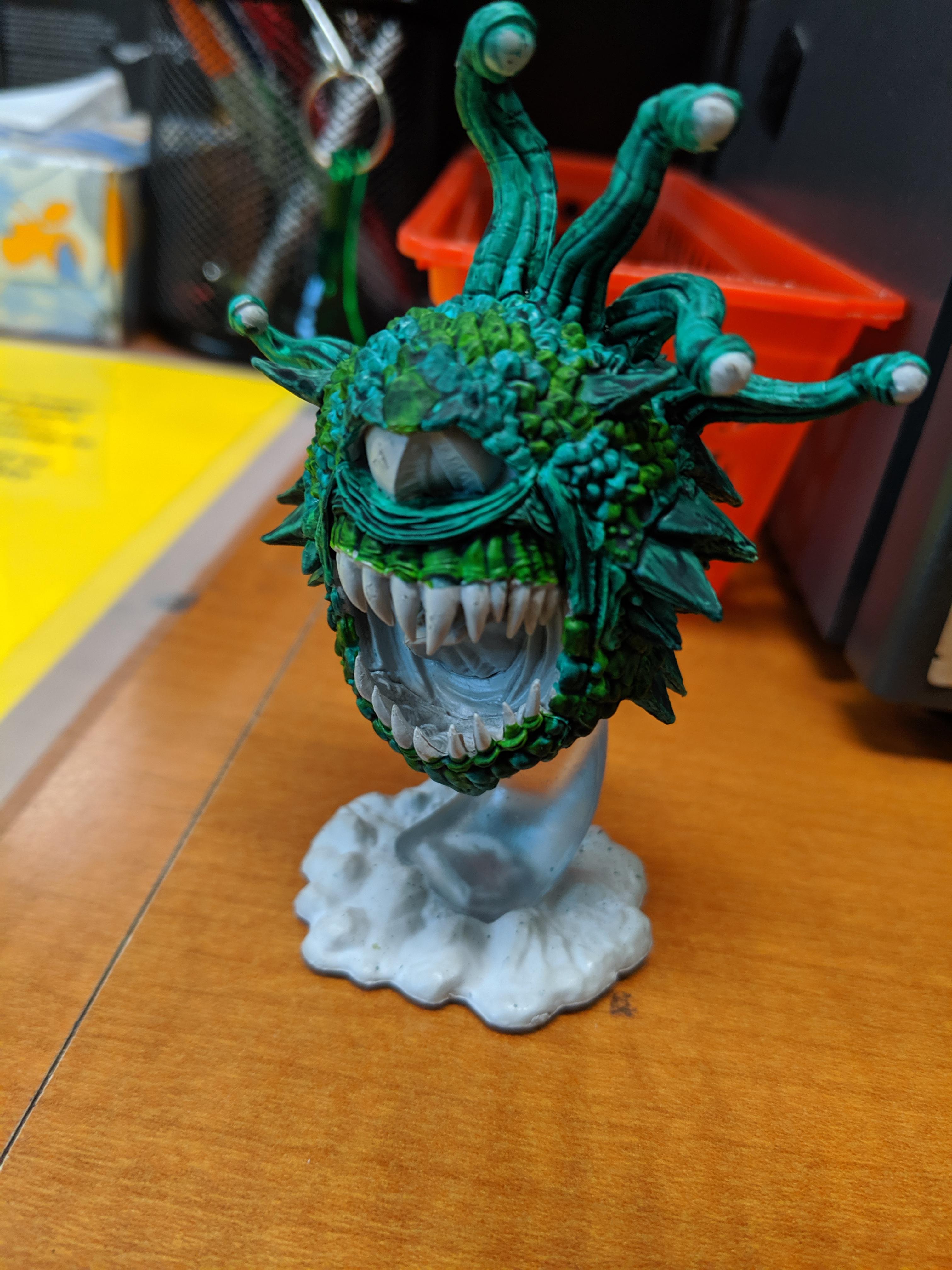 WIP 1 of 4 beholders that will be for sale once completed. DnDminiatures