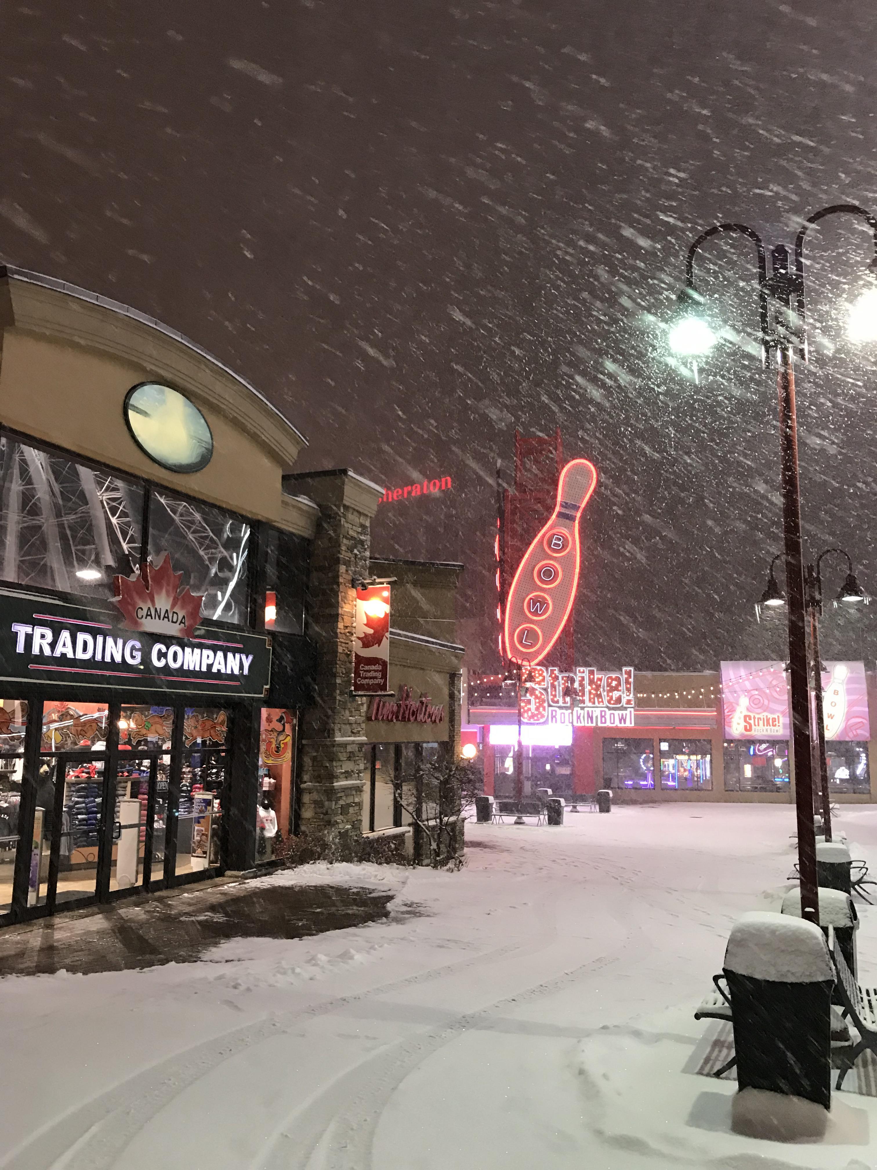 Clifton hill with tonight’s weather r/ontario