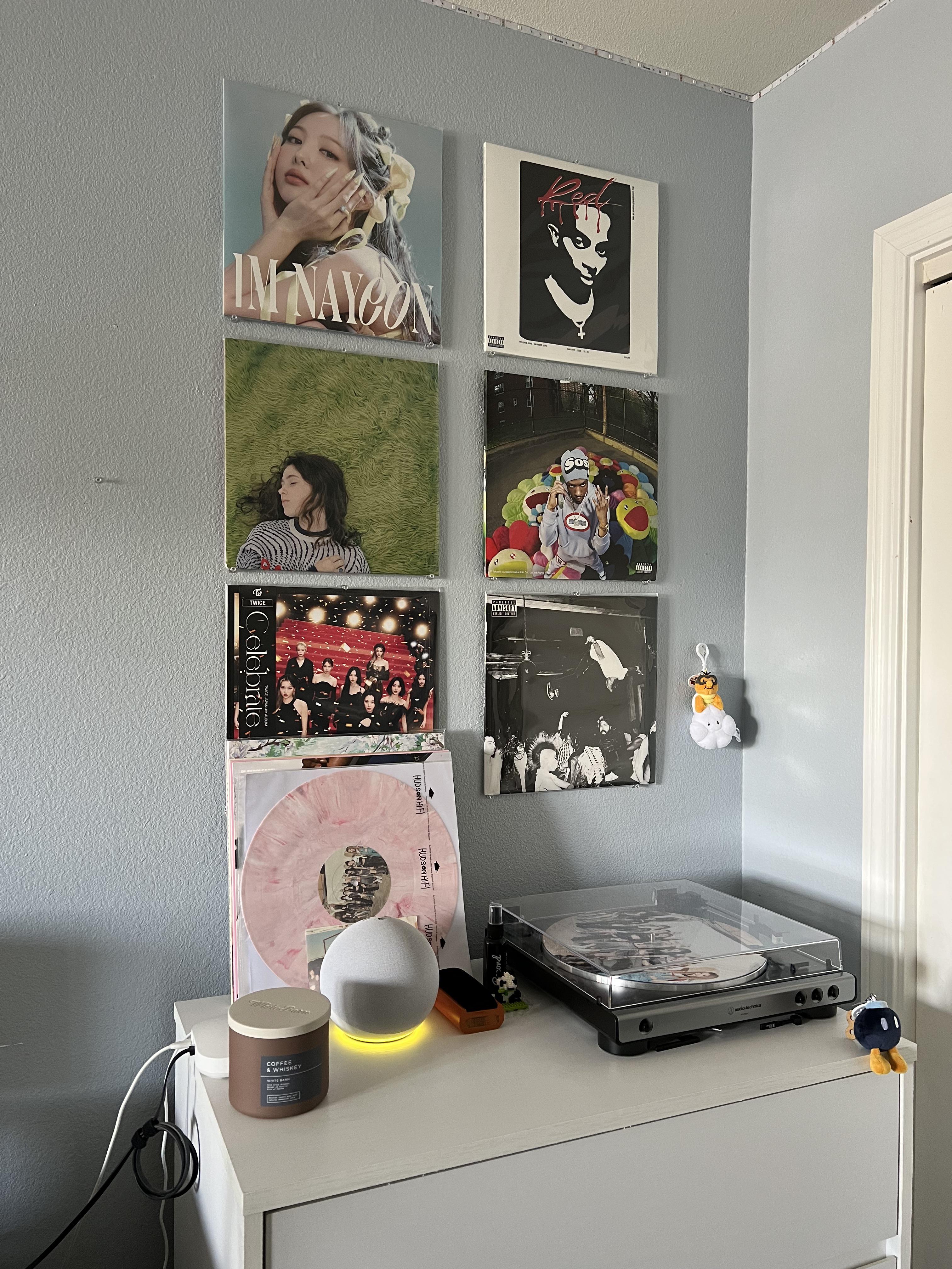 My vinyl collection 🤍 (Im Nayeon (Target Exclusive Pop Pink), Celebrate