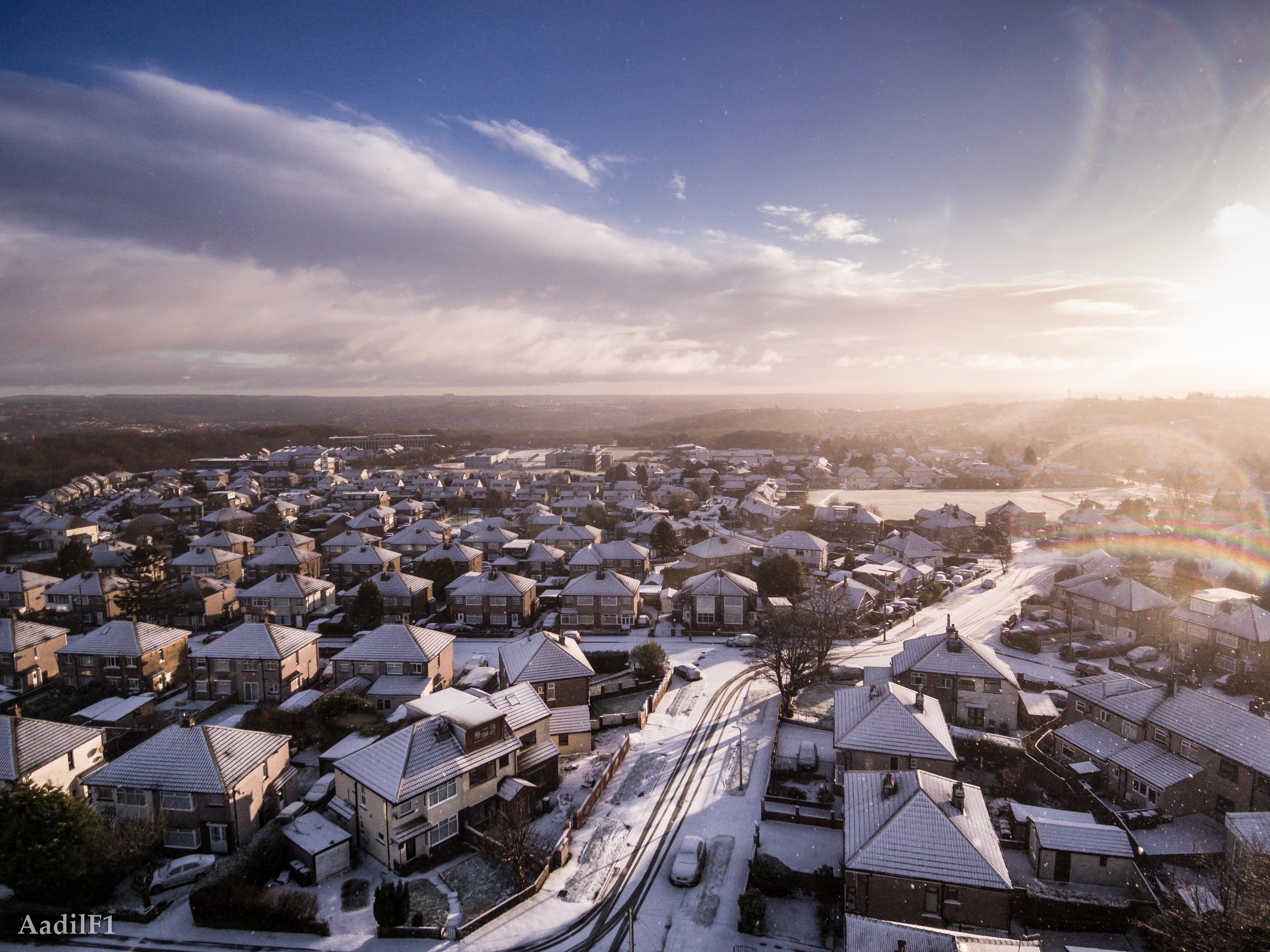 My favourite drone shot from last winter (while it was snowing!) drones