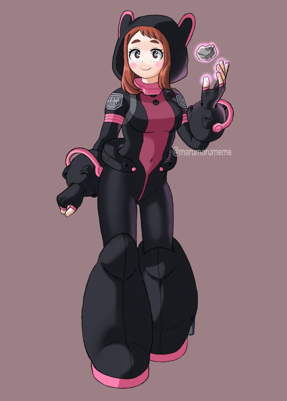 Uravity's alternative costume by marumorumeme TheTempleOfOchako