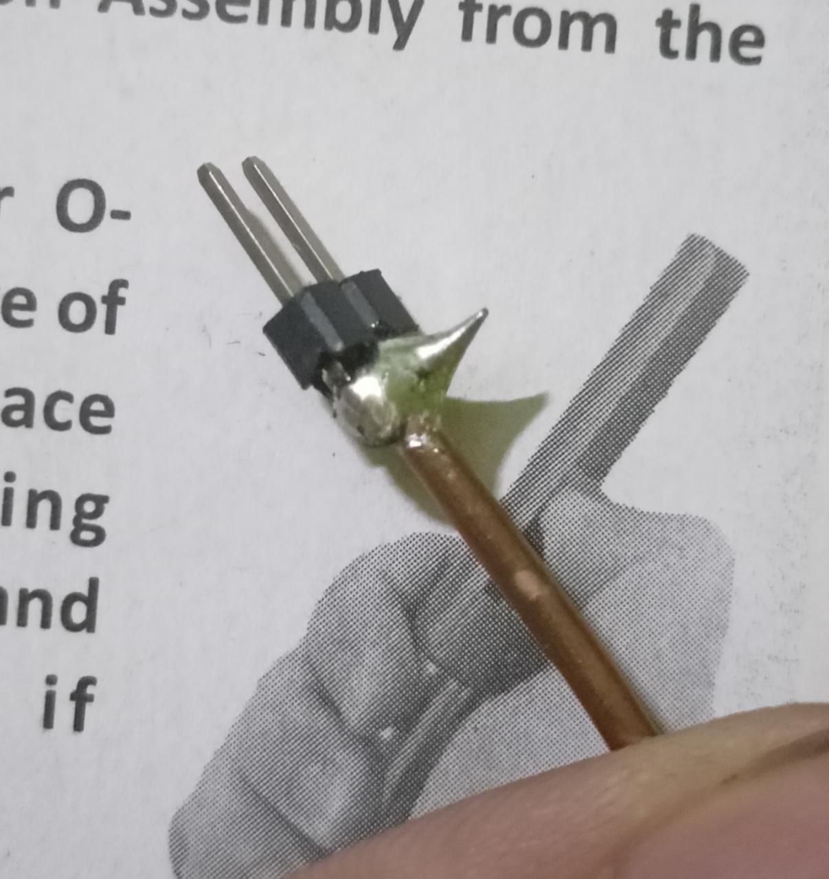 how to avoid this pointy type soldering? it's happening to me a lot