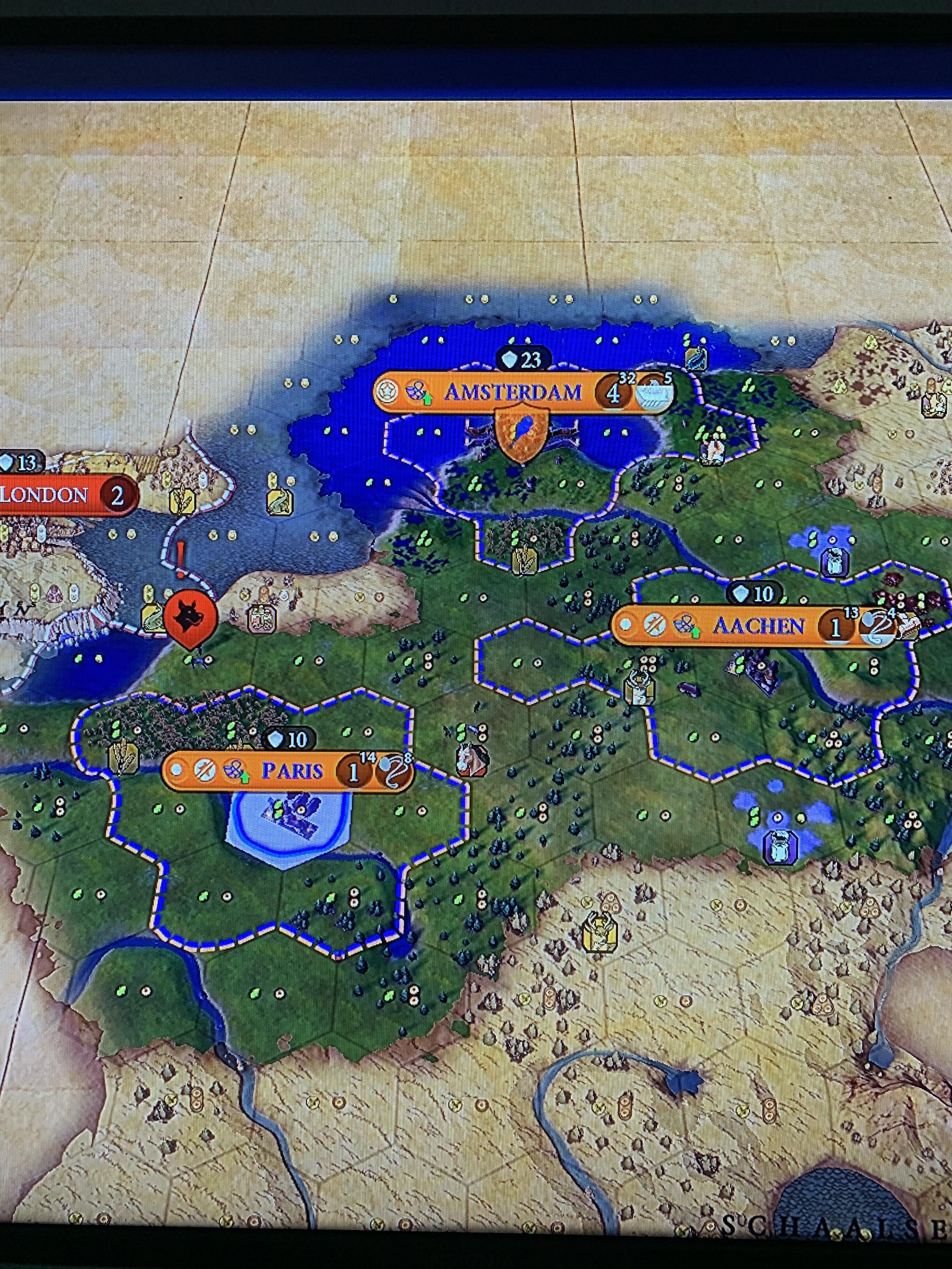 Civ 4 Earth Map 32 Civs 32 turns later... civ