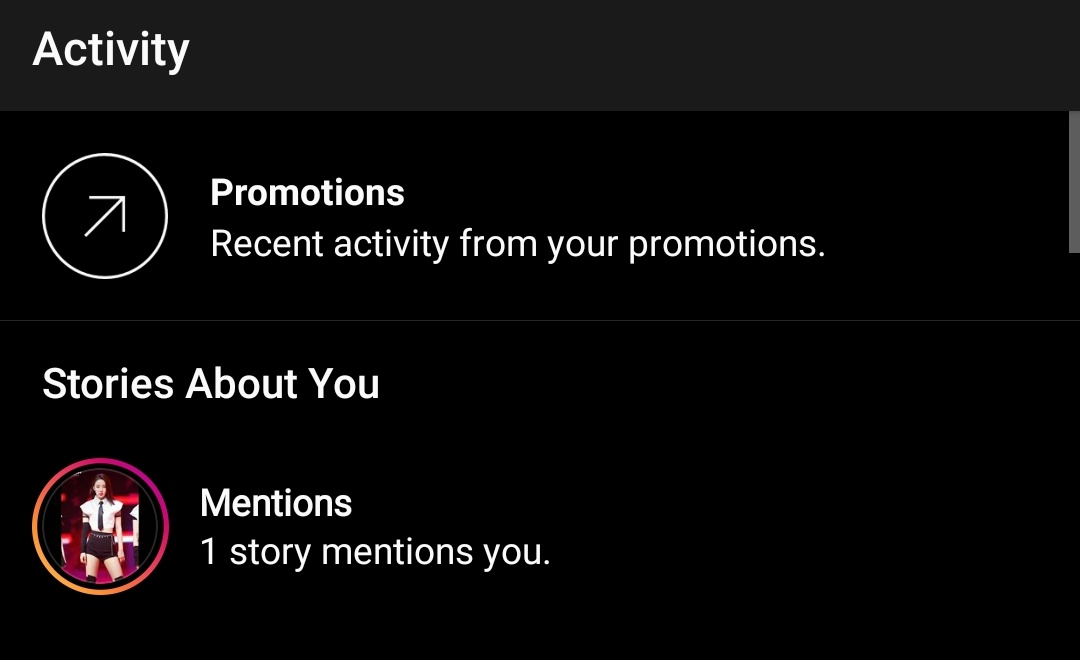 So earlier the Mentions tab would include not just story