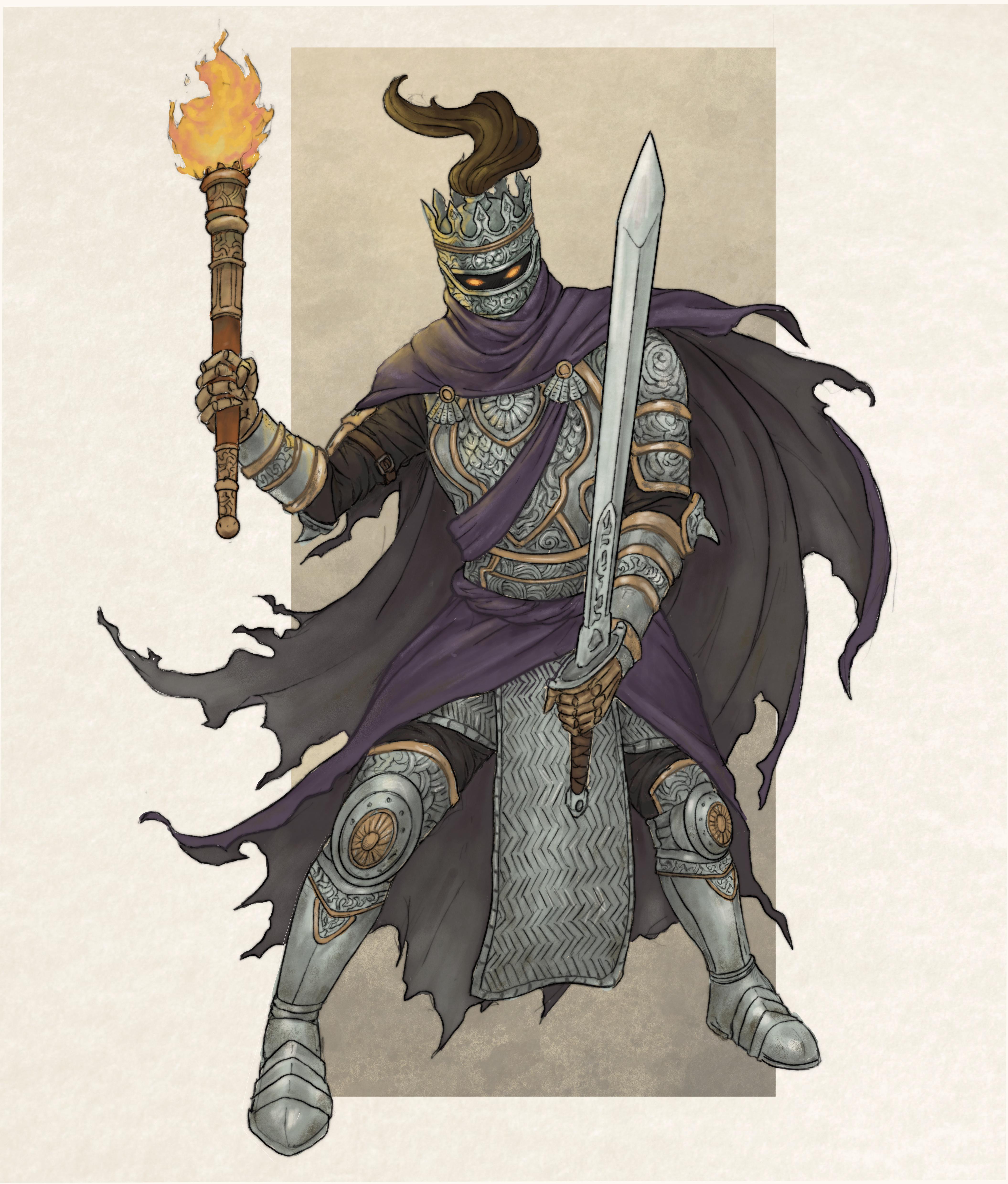 [ART] A fanart I made of Lord Soth, The Knight of the Black Rose DnD