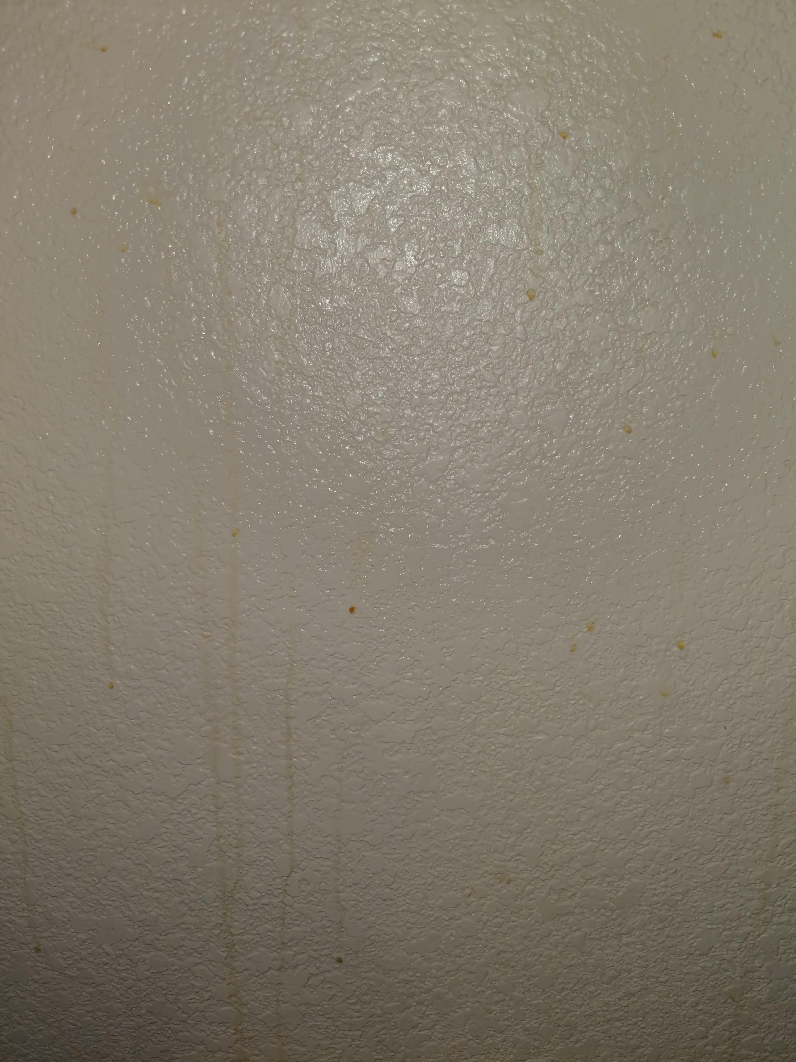 My walls are dripping yellow. I cant figure out why or how to clean it