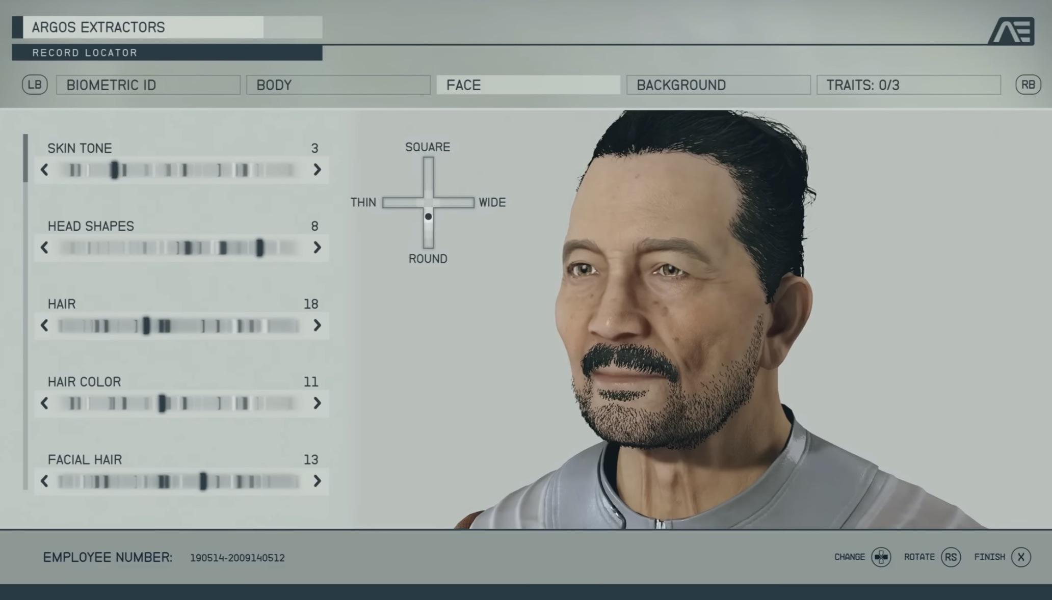 Facial hair is looking a bit iffy… r/Starfield