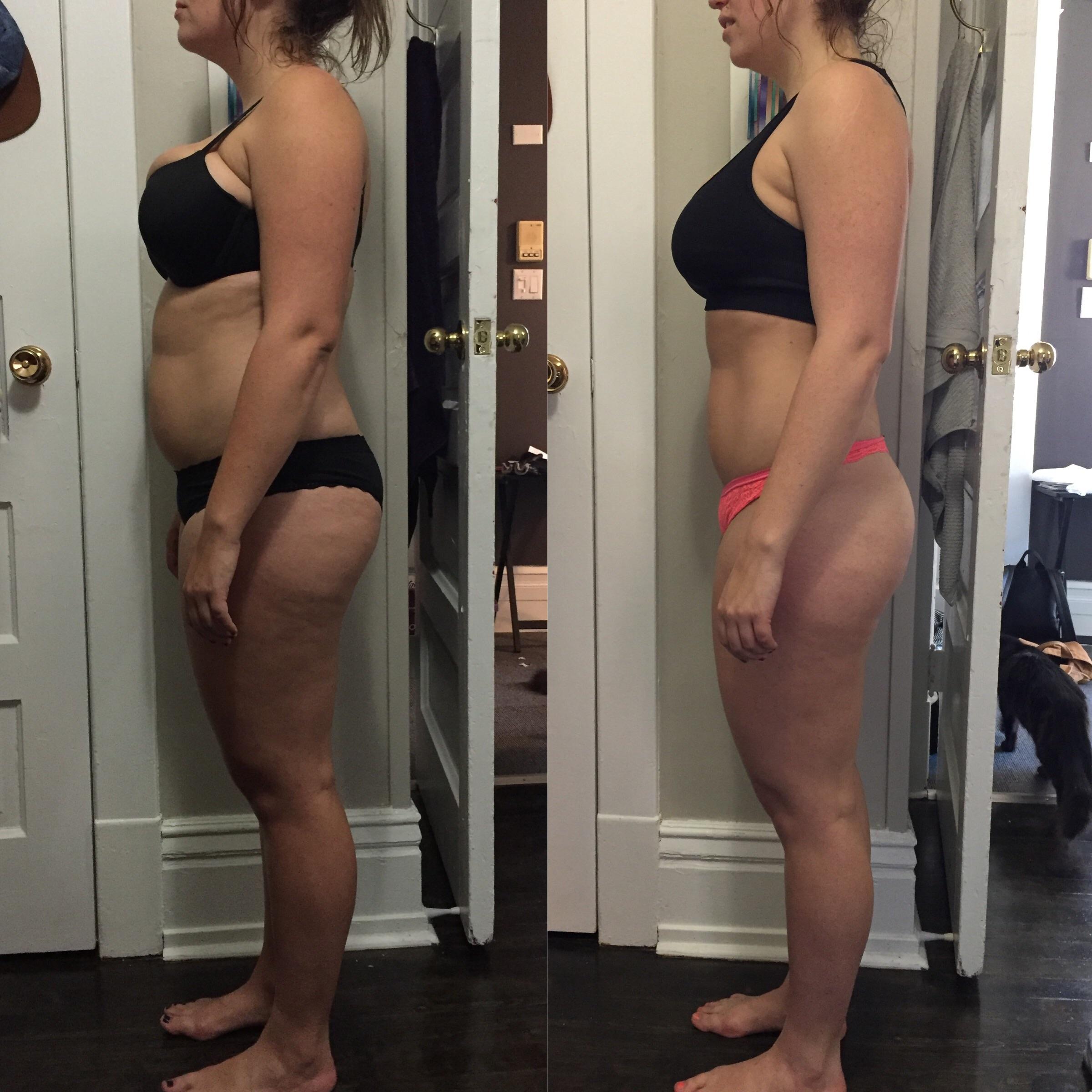 F/24/5'5" [177lbs > 163lbs = 14 lbs] from Oct. 2016 to March 2017. Not