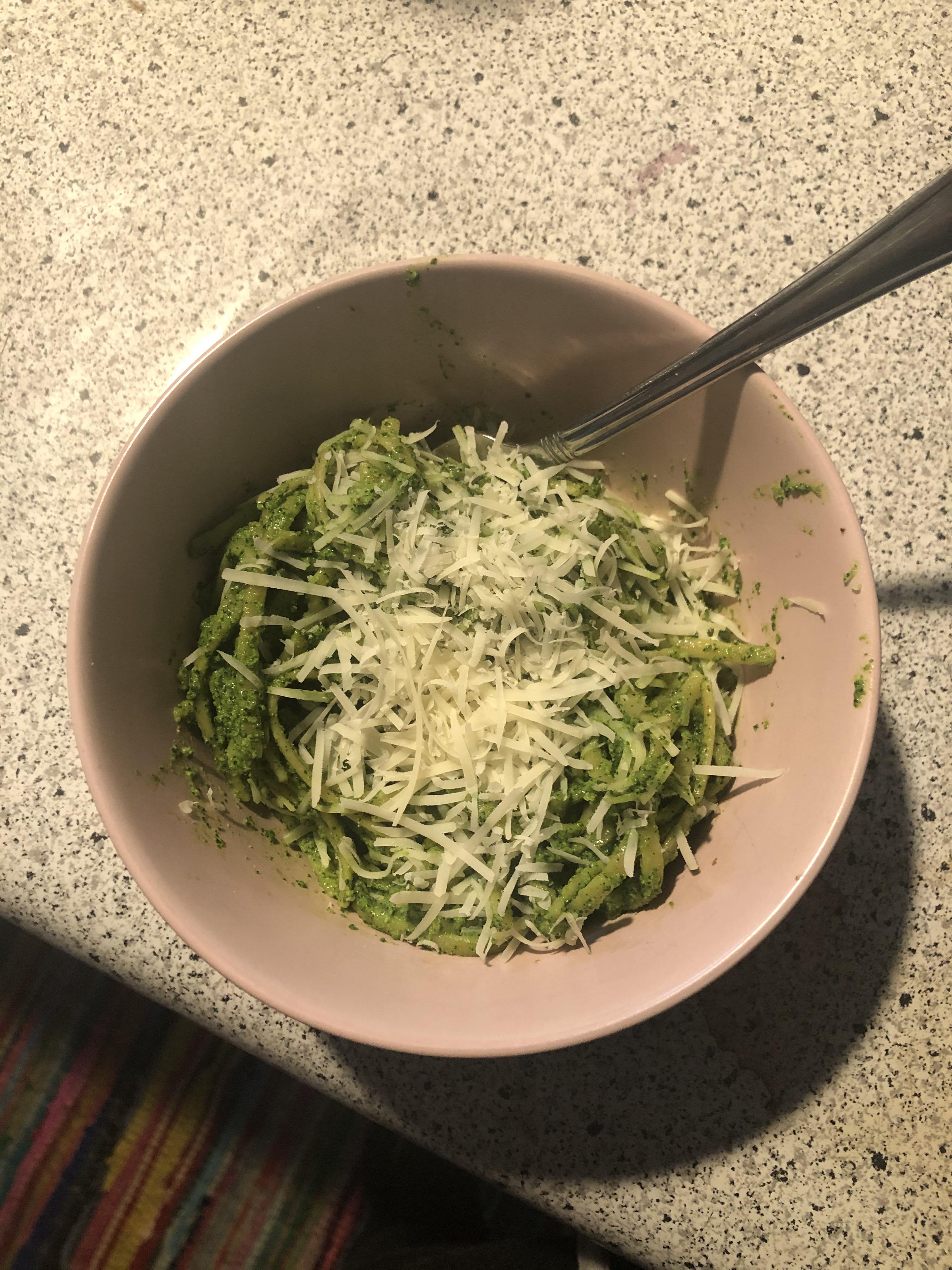 Made Healthyish Kale Pesto Pasta! r/bon_appetit