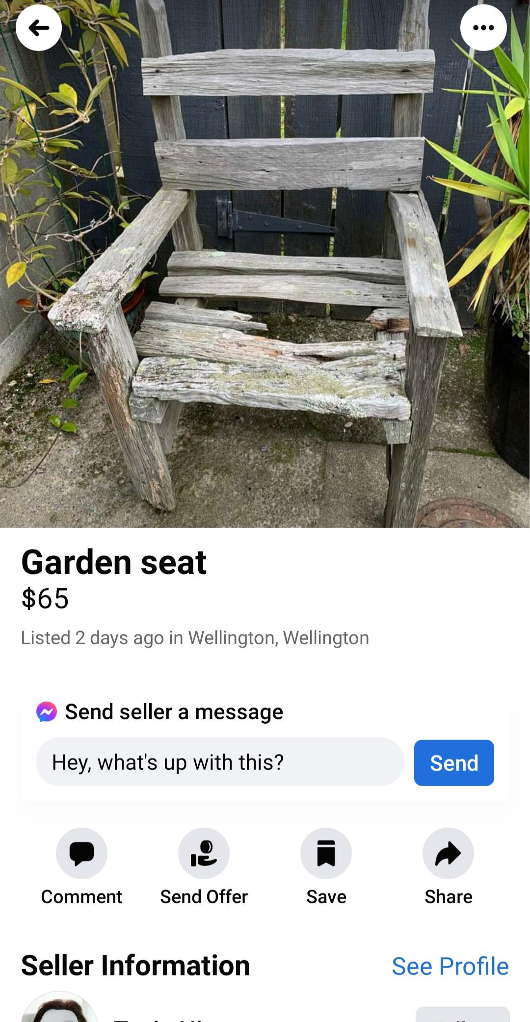 Average deal on 2nd hand outdoor furniture r/AveragePicsOfNZ