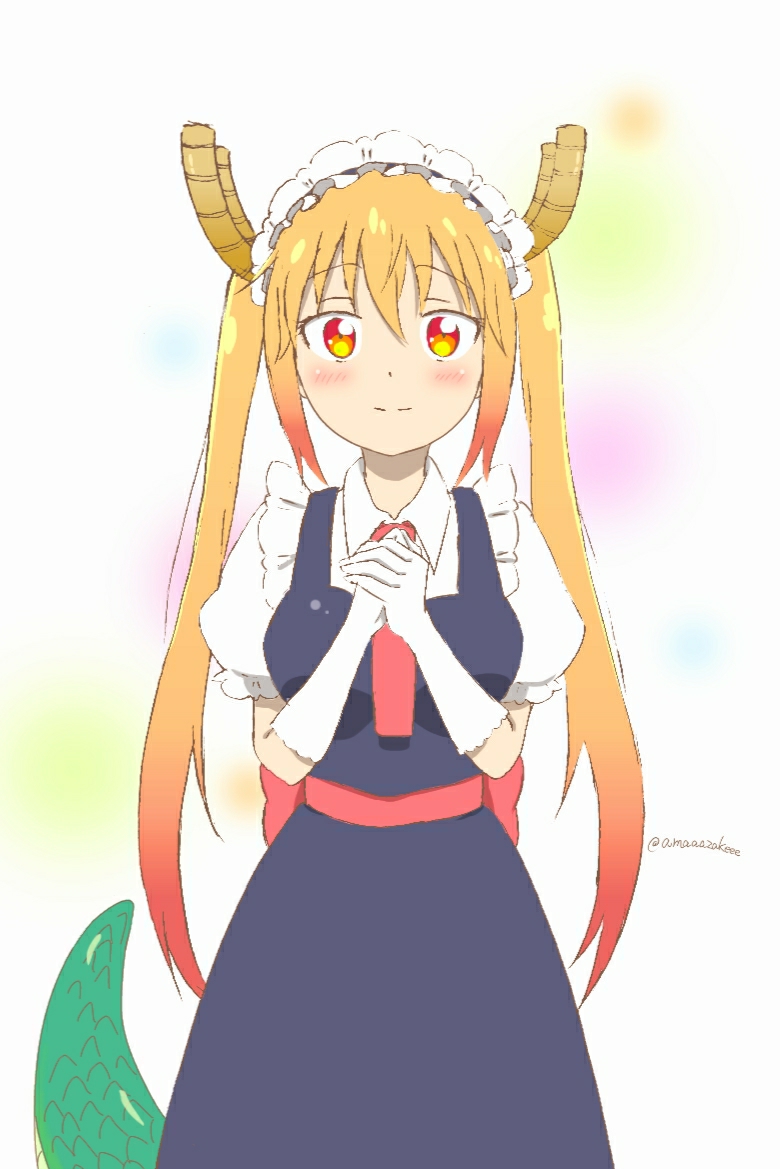 Blushing Tohru [Dragon Maid] Anime Pigtail Passion