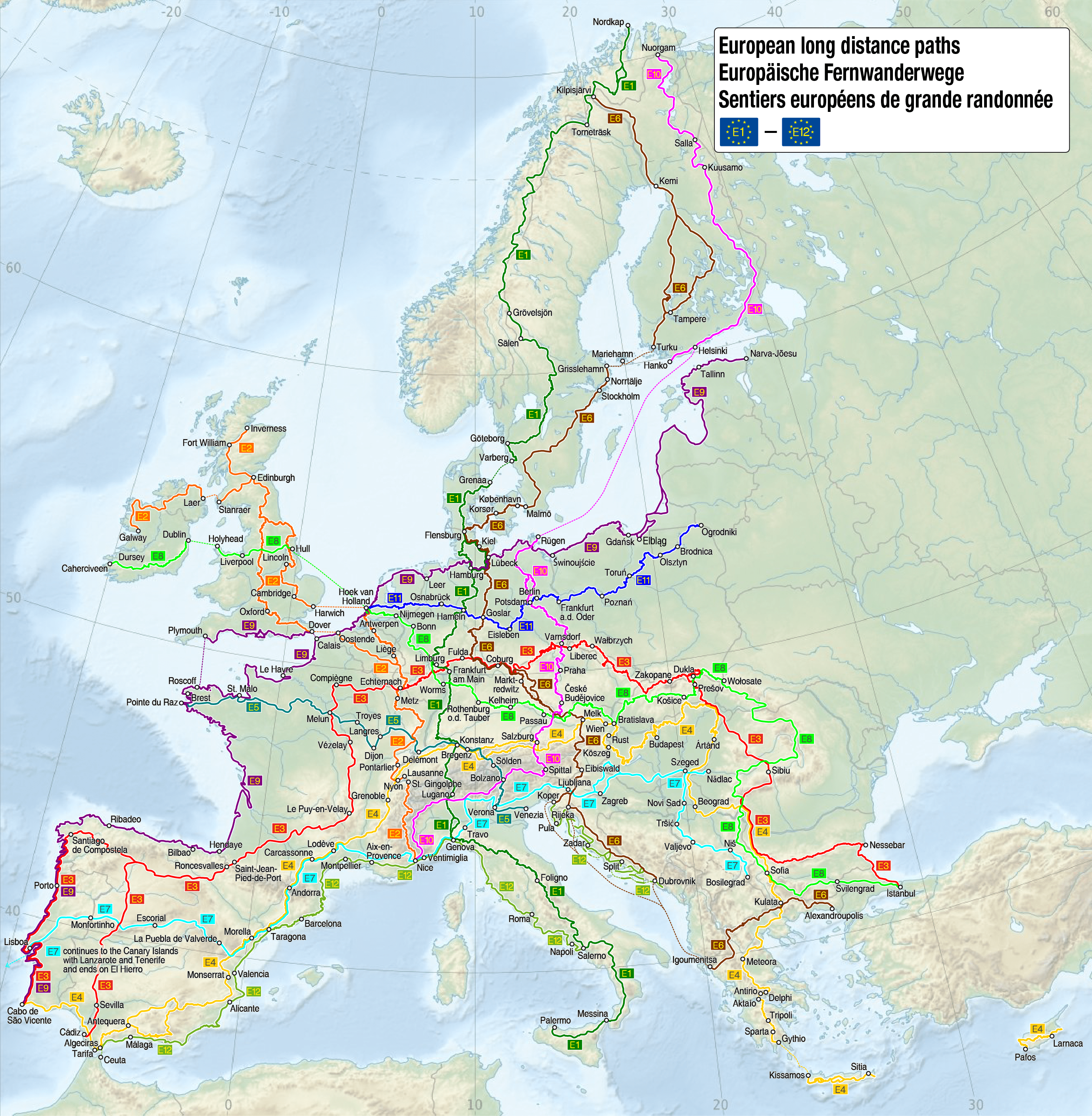 How to pick the best transEurope route? Any routeplanners to help me
