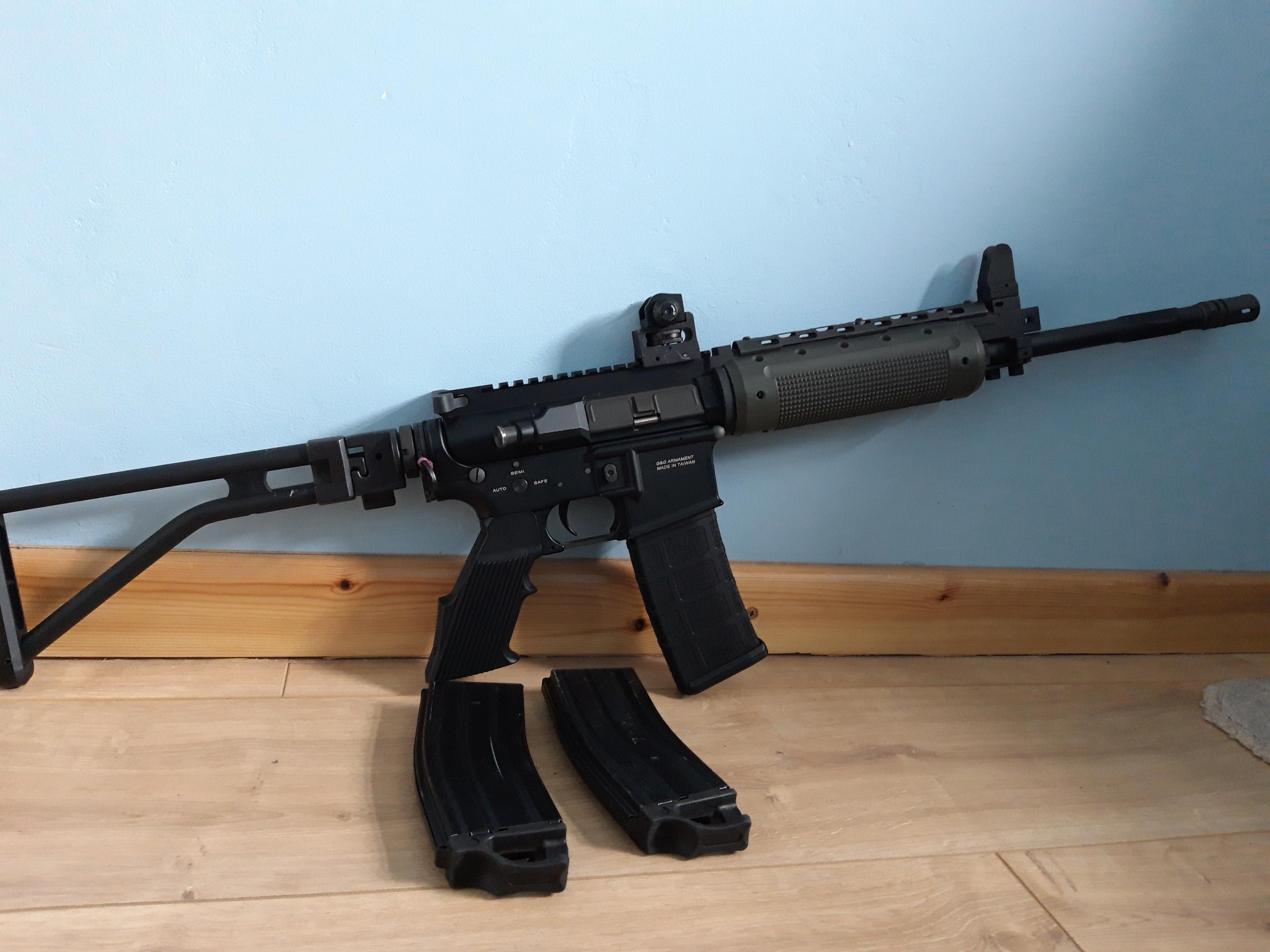 My first ever airsoft gun. G&G GR300. Despite being second hand and