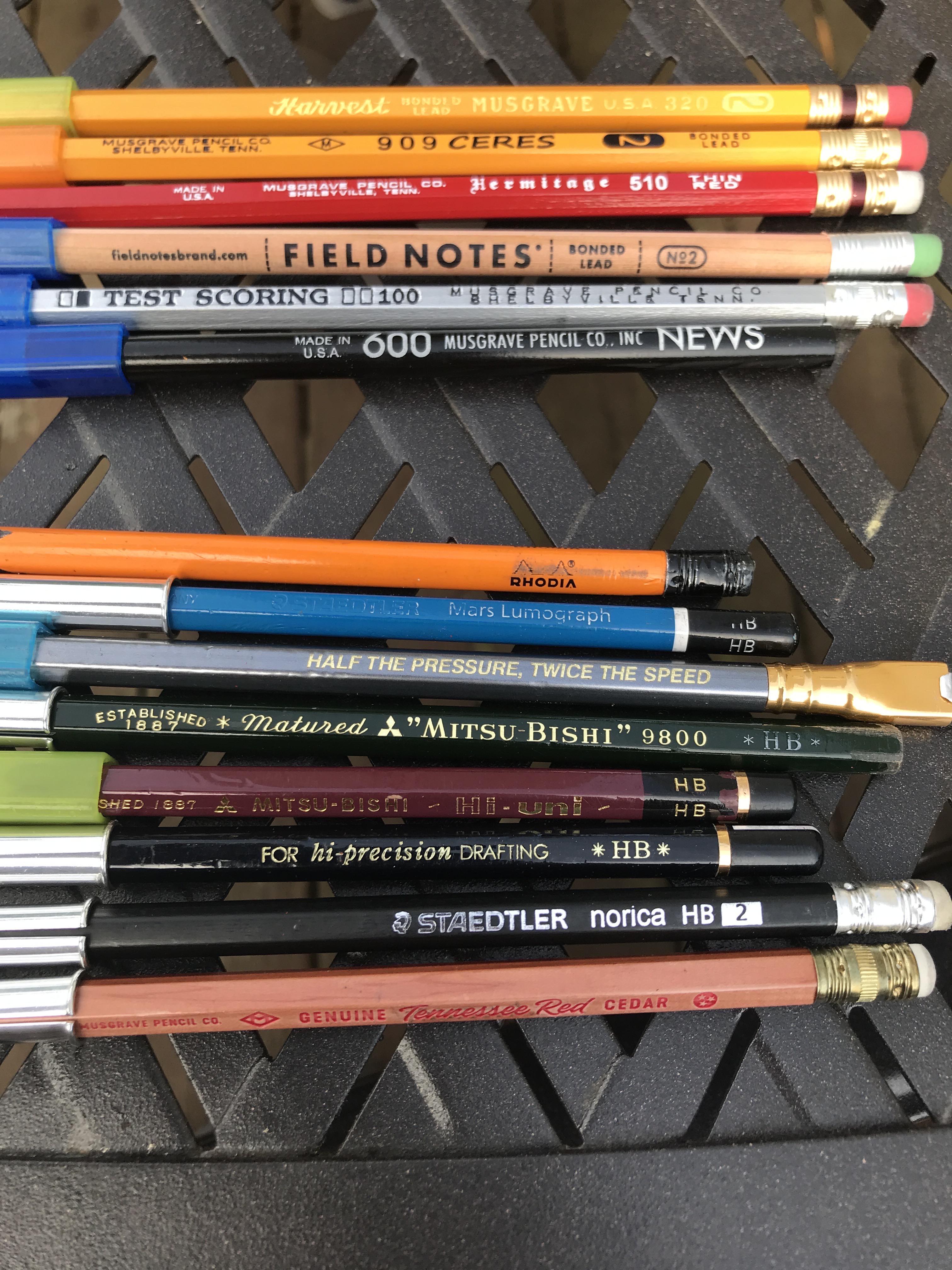 I can post again! I just wanted to show some of my favorite pencils