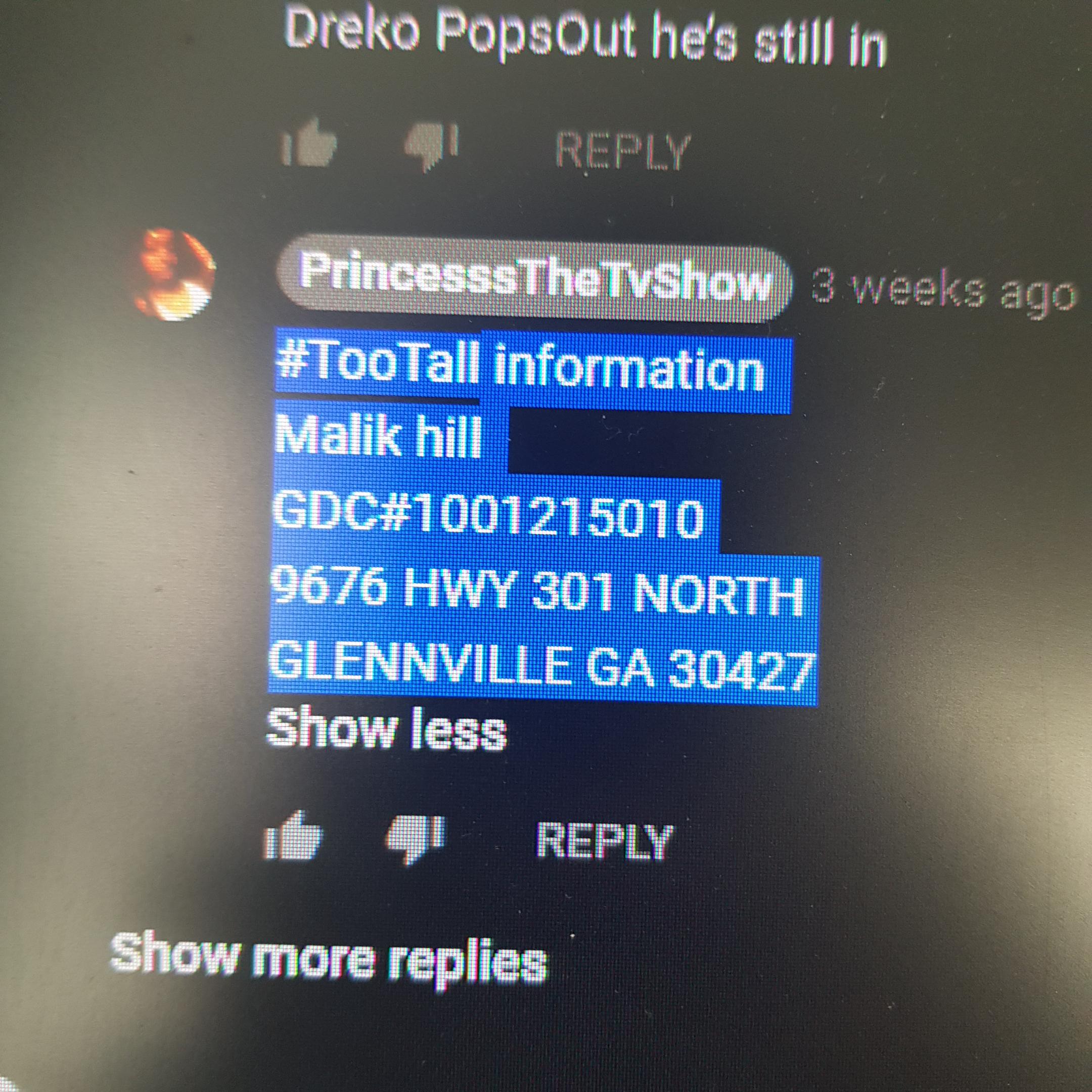 Yall already seen this? Too Tall prison number, saw an older post where