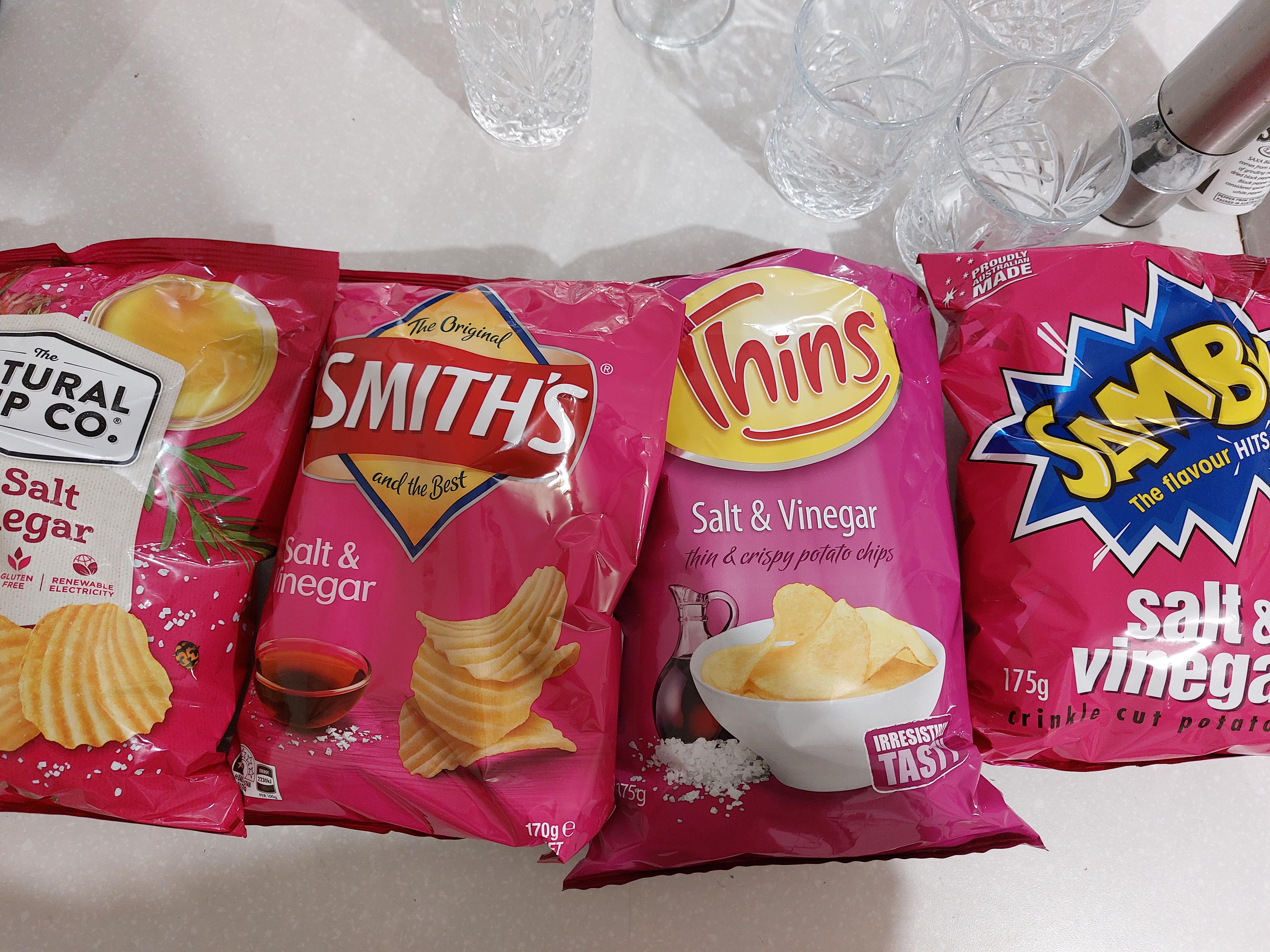 I'm in isolation. Asked my bf to get me Salt & Vinegar chips. r