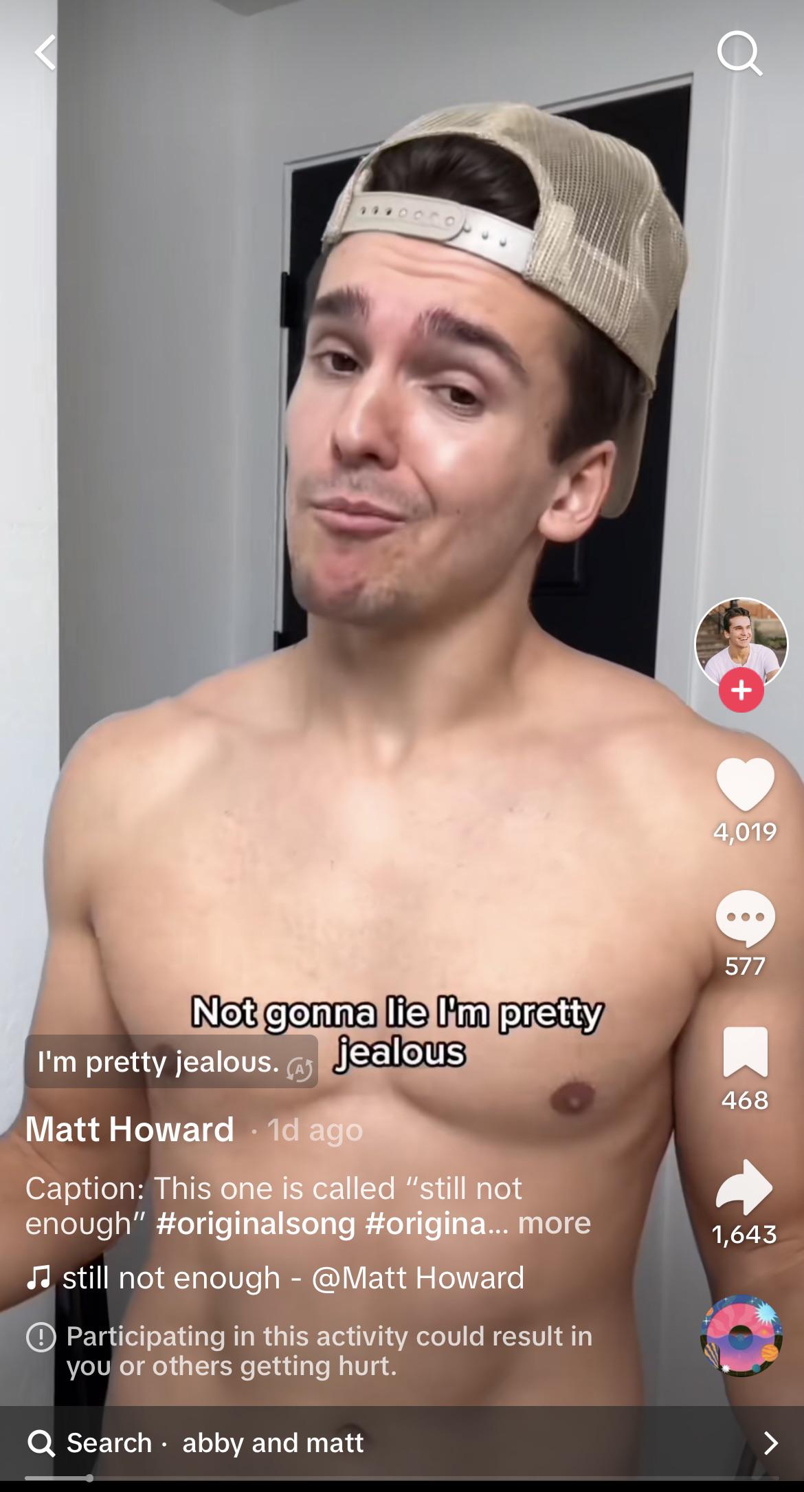 Matt Howard : tiktokgossip