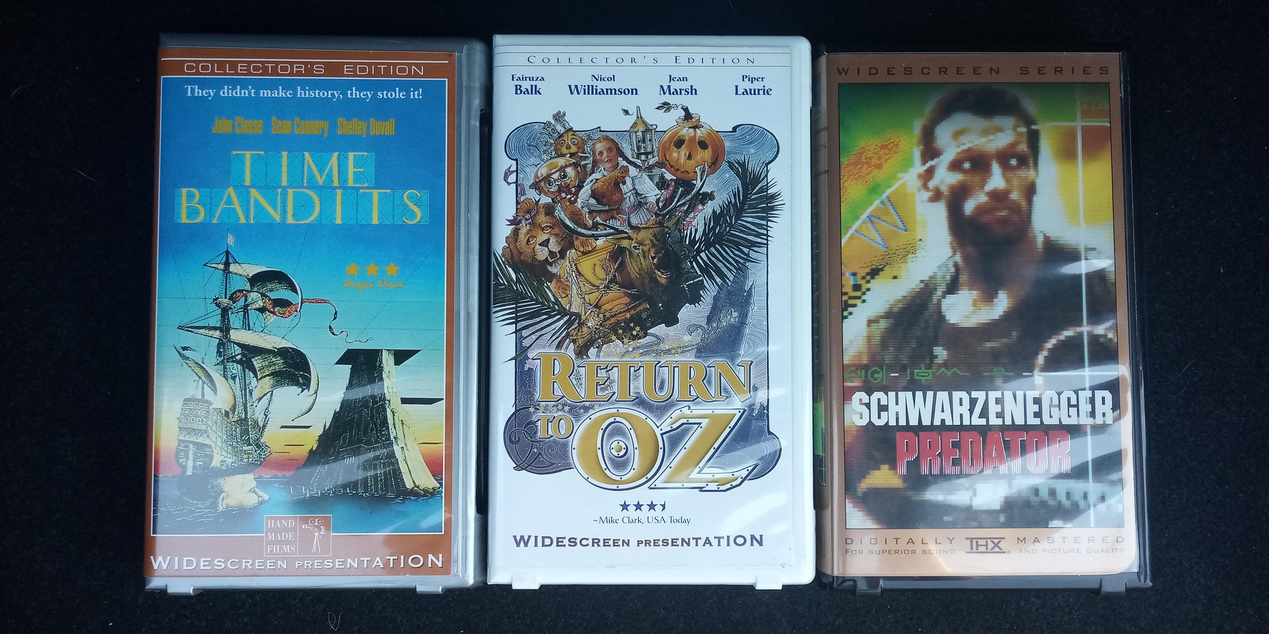 Yesterday's 3 for 3 pickups from Salvation Army. r/VHS