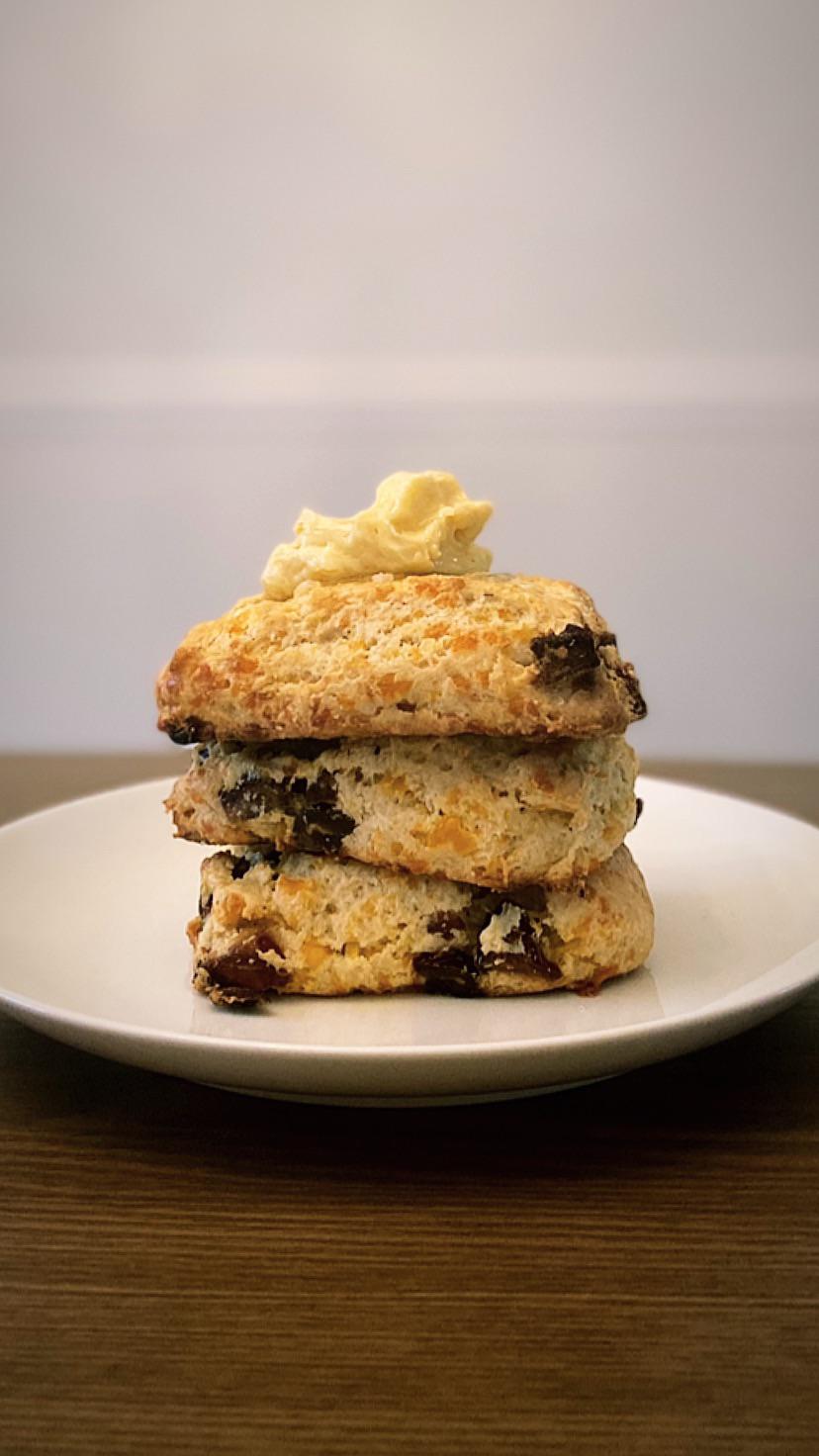 Molly Baz’s Date and Cheddar Biscuits from Cook This Book (with whipped
