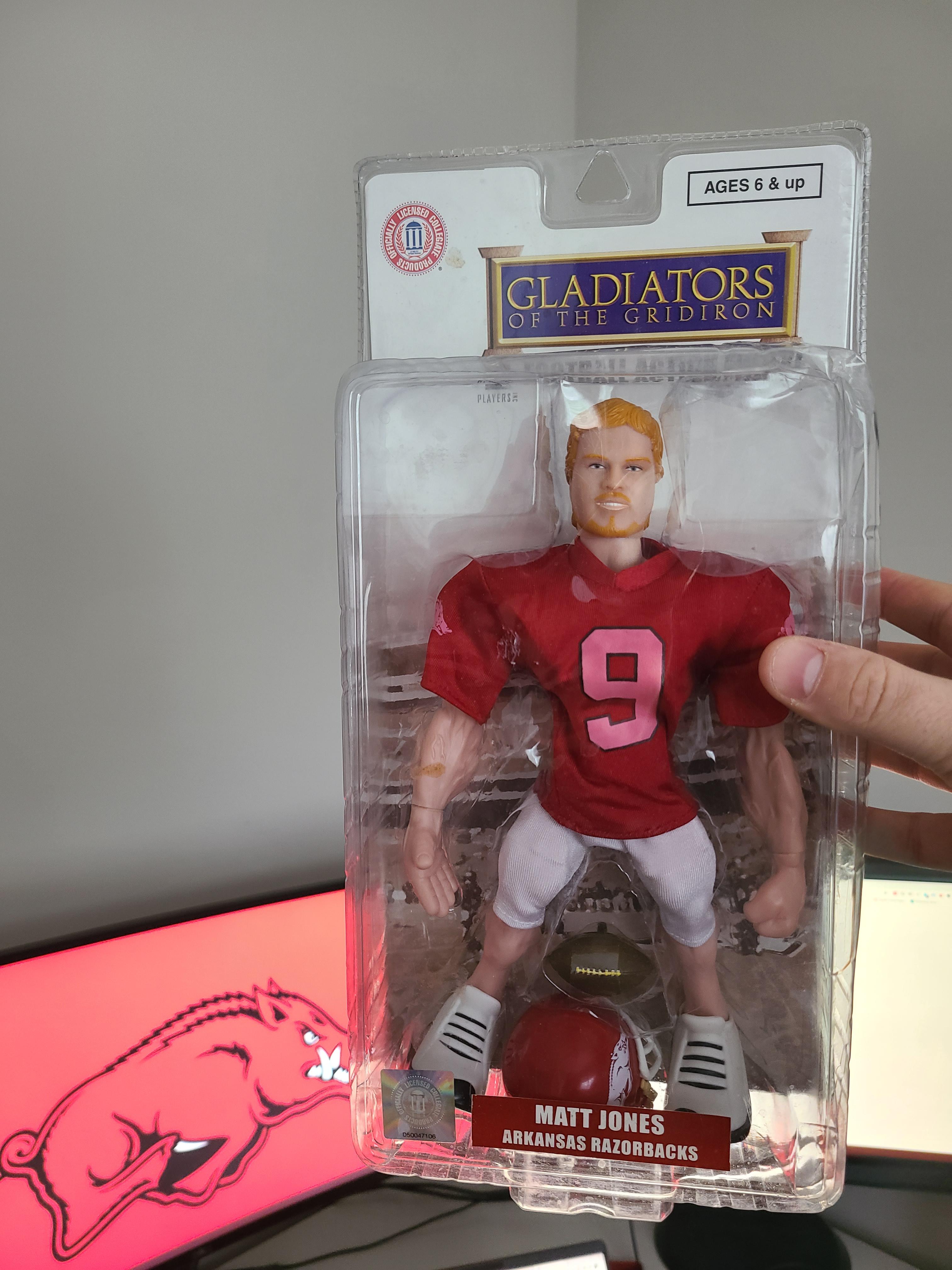 I just found my Matt Jones action figure, what's your weird Arkansas
