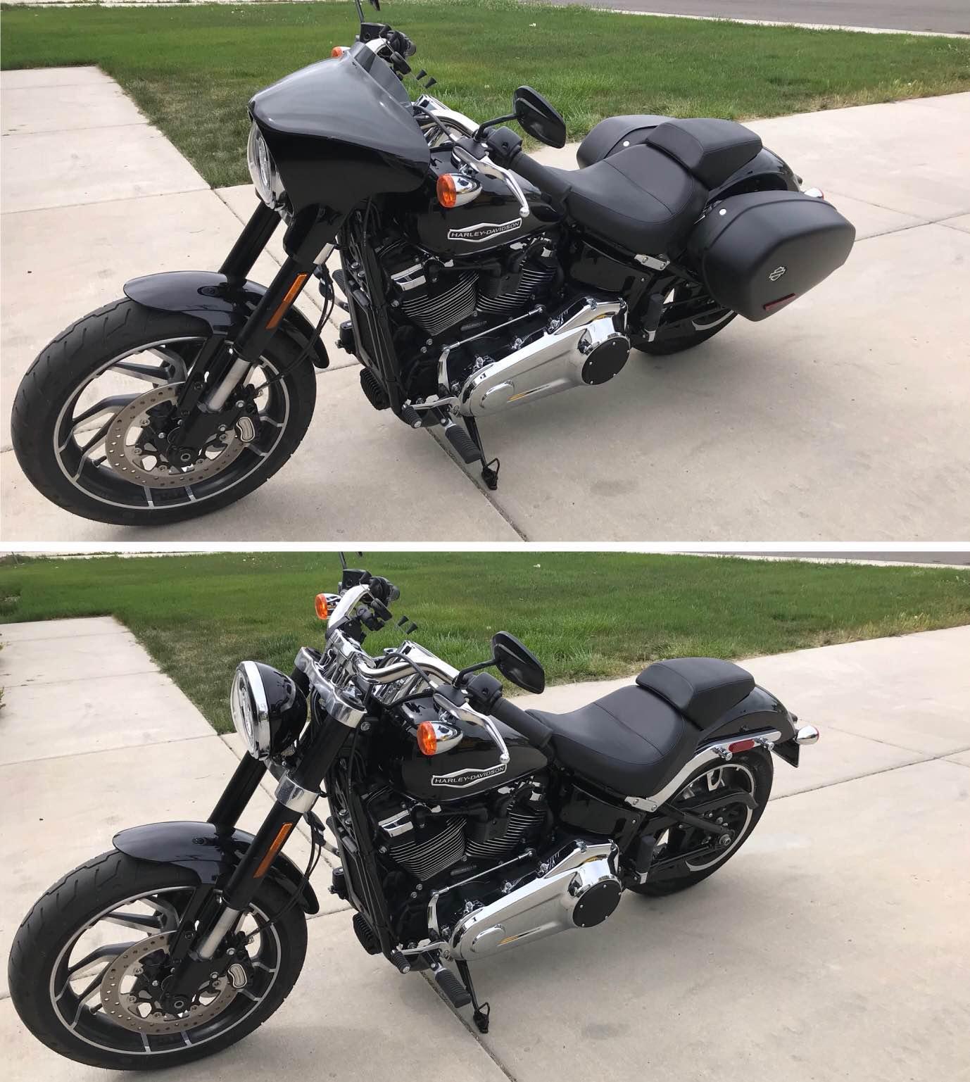 Picked up my 2018 Sport Glide FLSB on Friday r/Harley