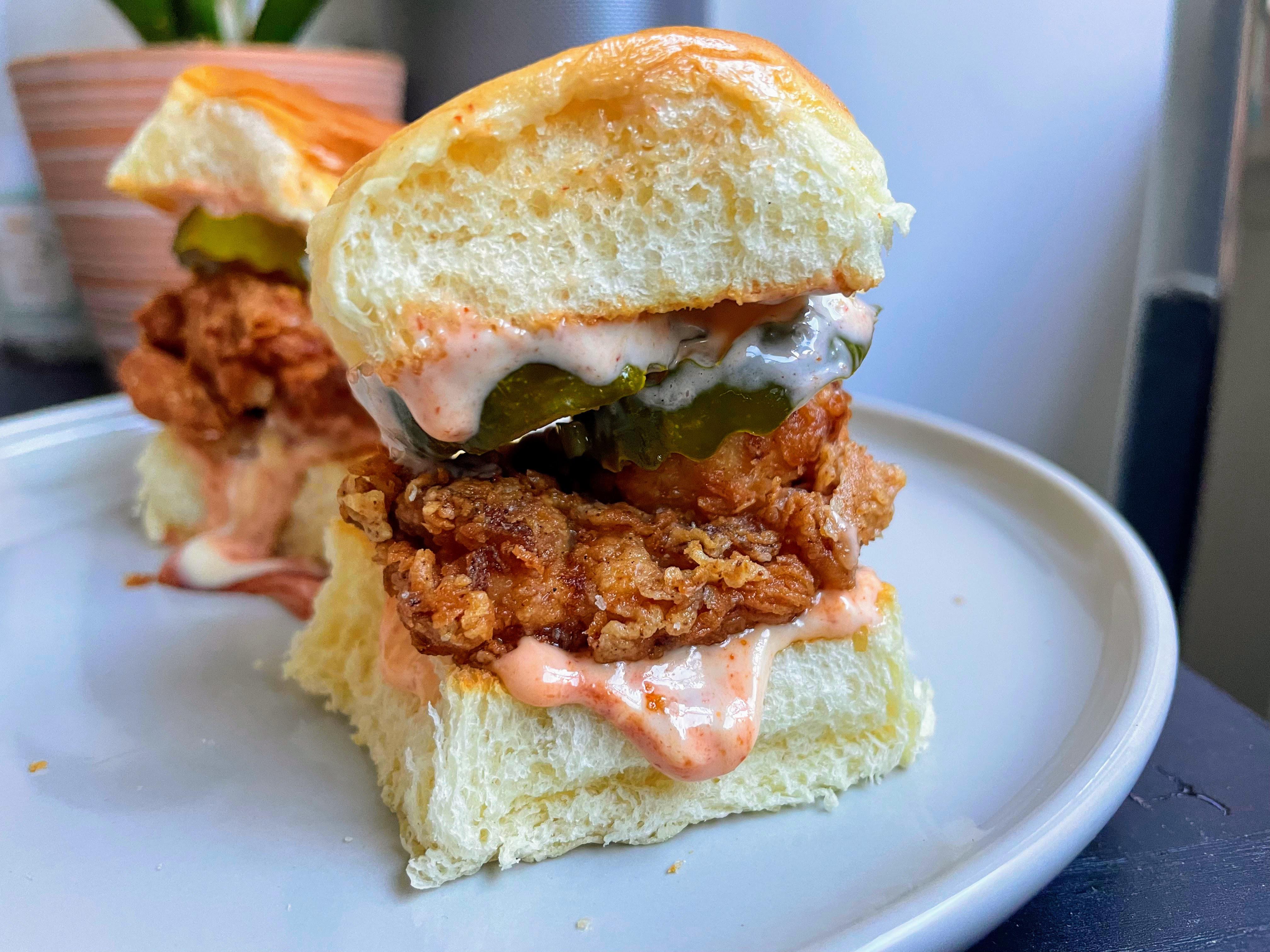 [Homemade] Fried Chicken Sandwich r/food