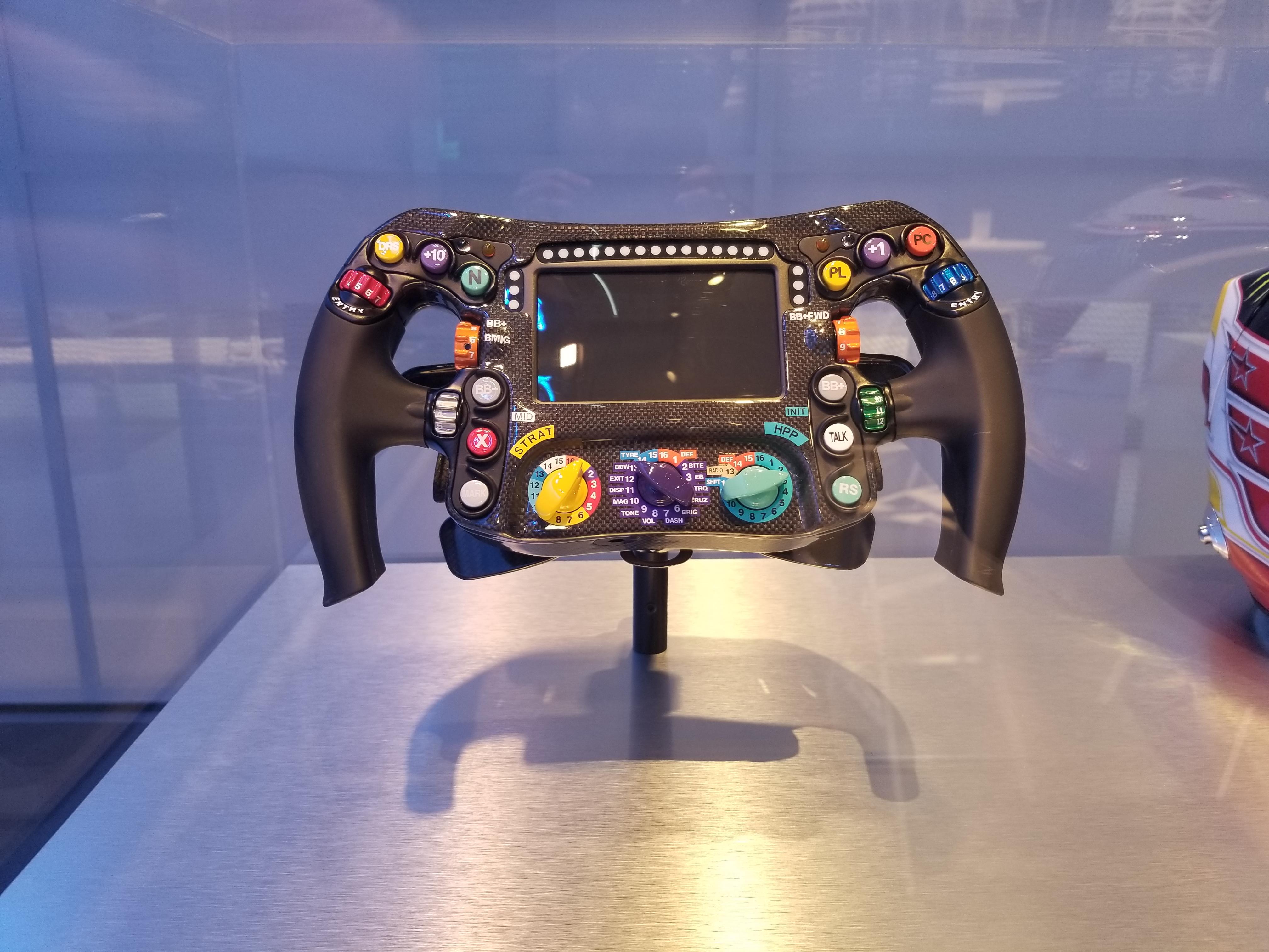 Mercedes steering wheel from 2018 r/formula1
