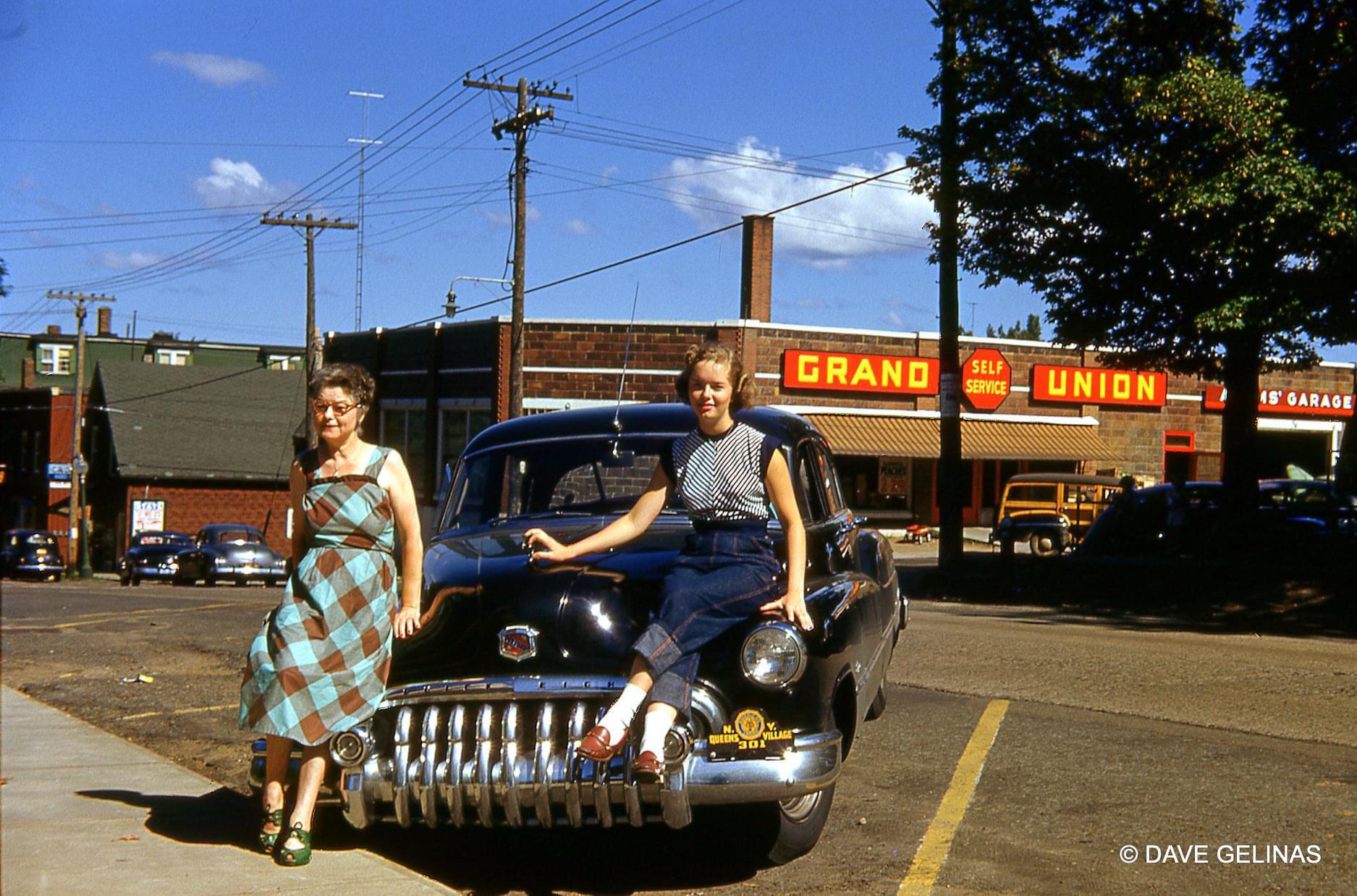 Grand Union Supermarket Woody Wagon Tupper Lake, New York Aug