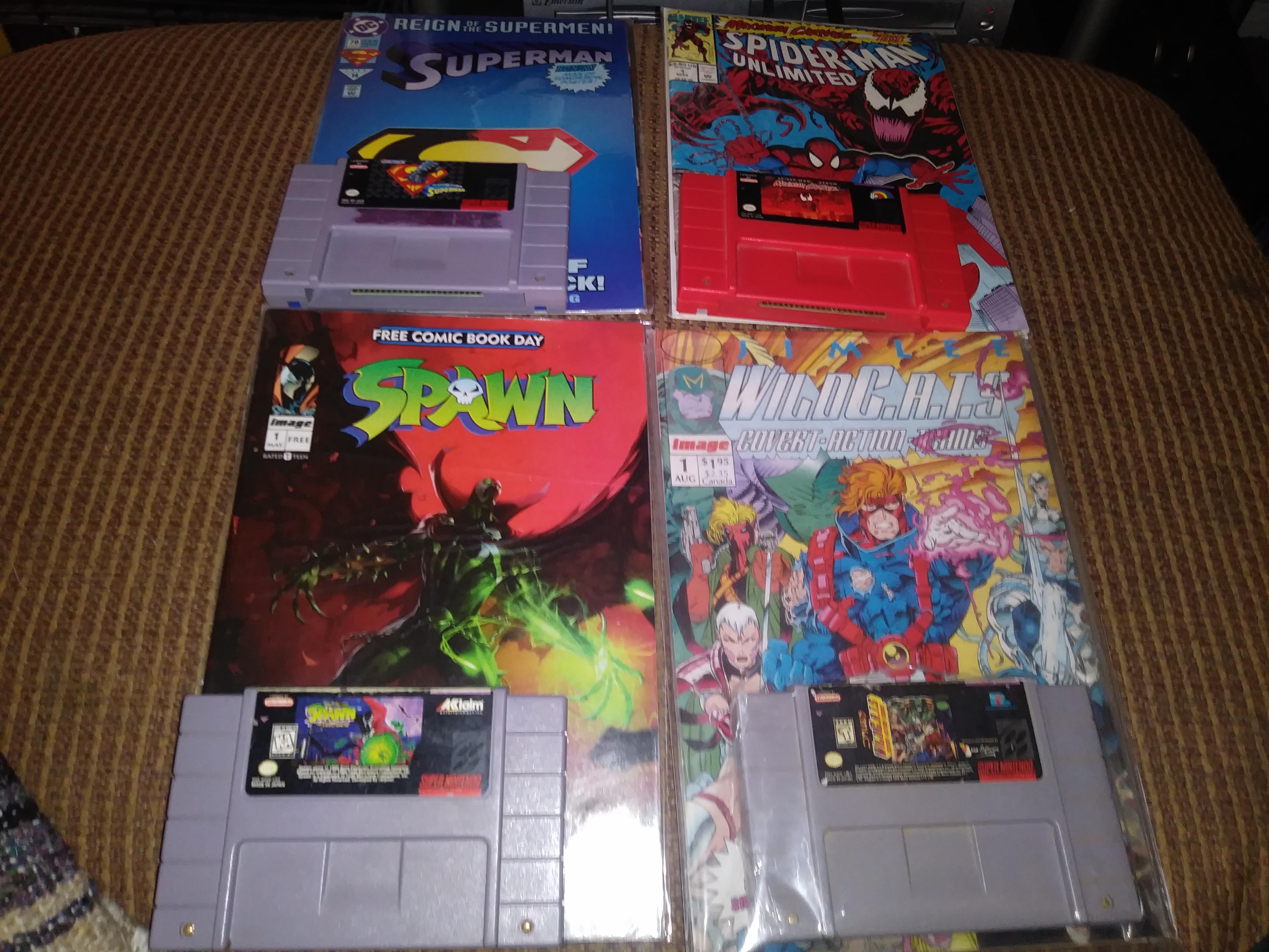 Check out my growing collection of Comic book games. r/snes