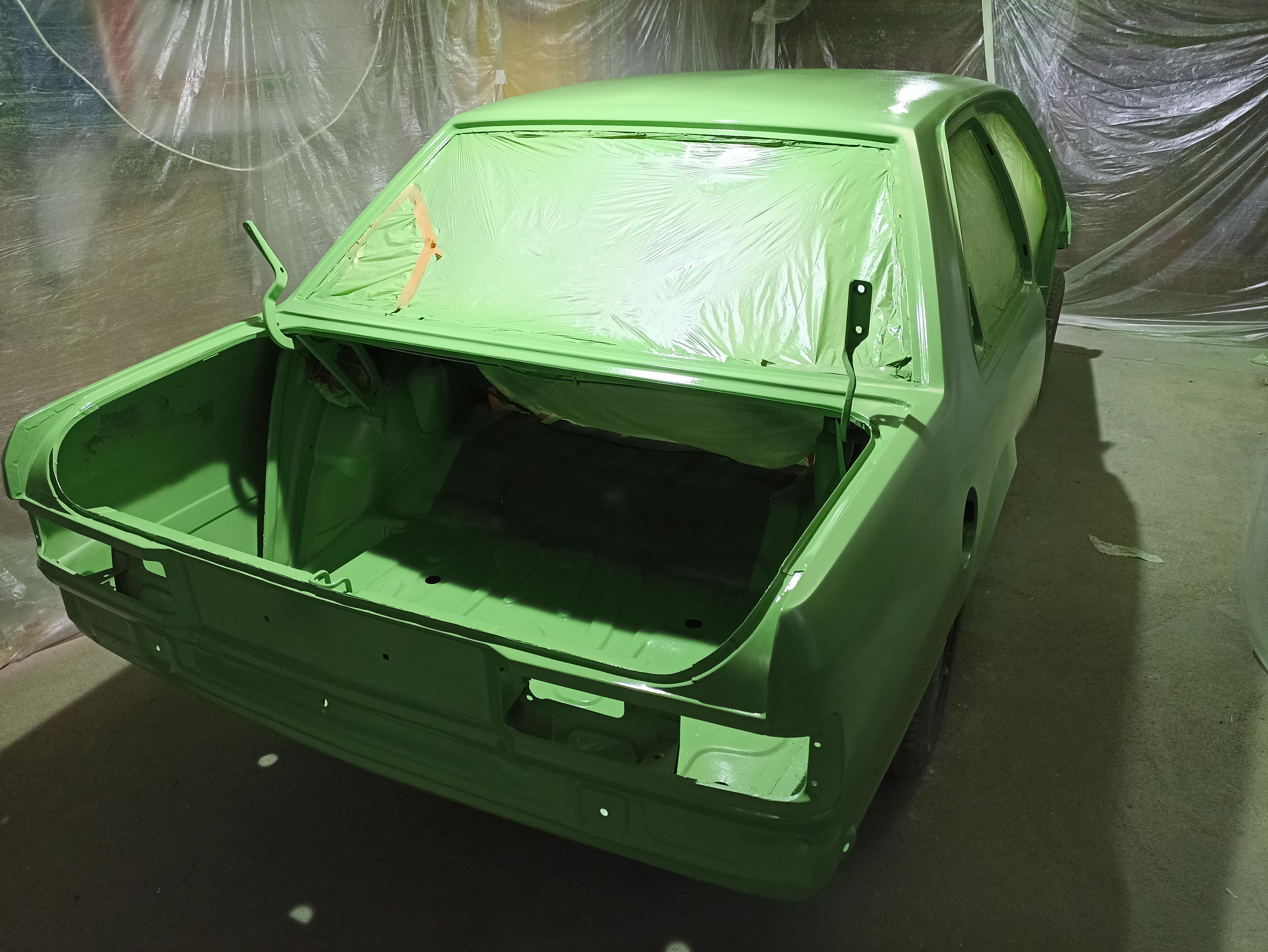 Painted my 1979 Opel Rekord E1 yesterday. The results are surprisingly