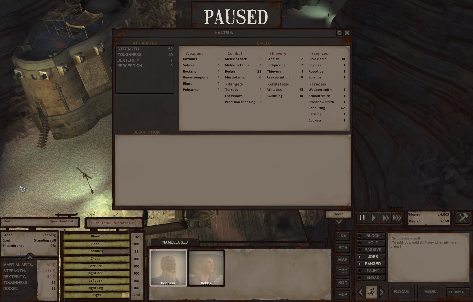 20Day Challenge Making a Martial Arts "Expert" in Rapid Time r/Kenshi