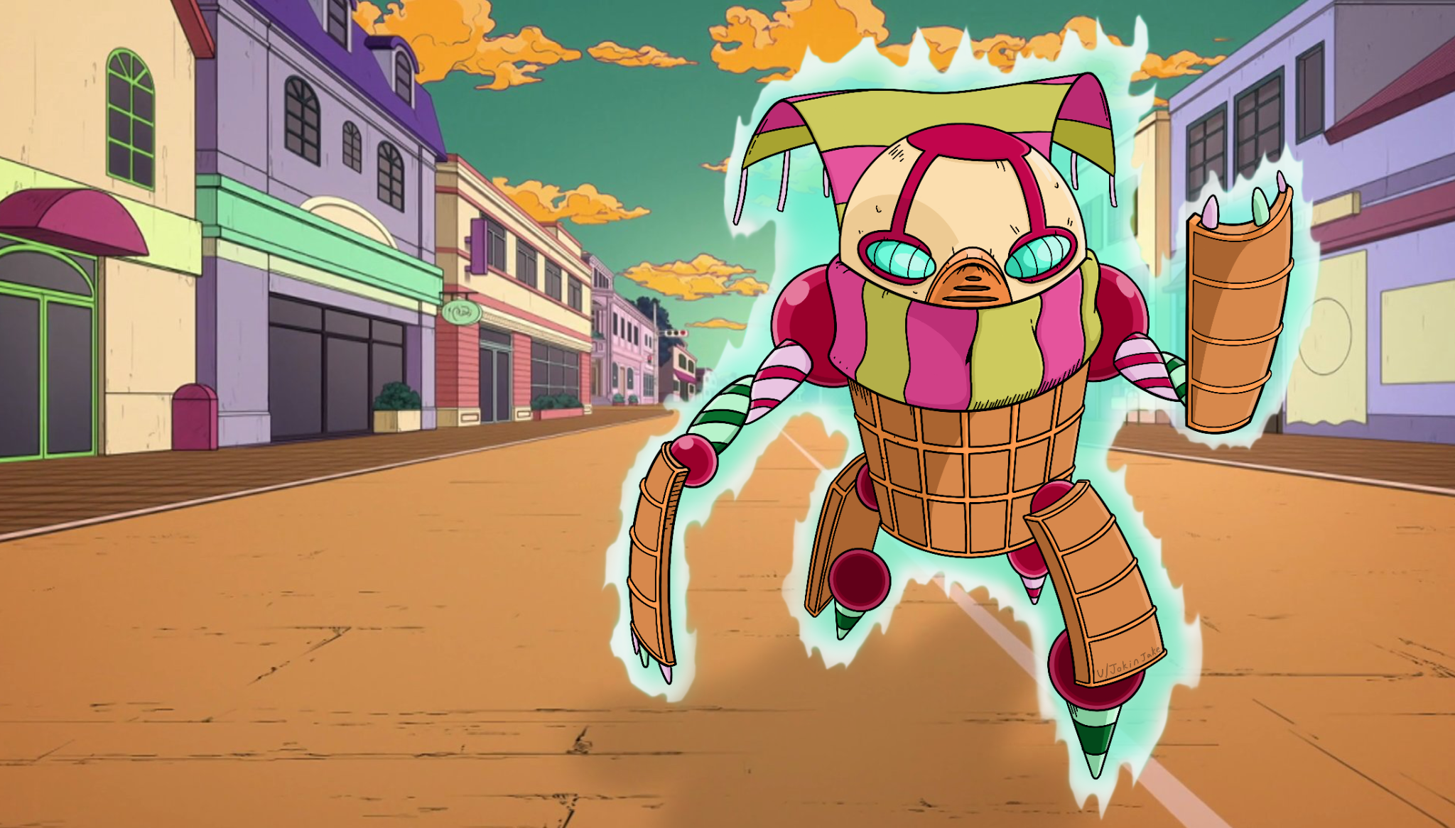 Here's a cool stand design I whipped up. I call it "Cherry Bomb." I'll let this subreddit come