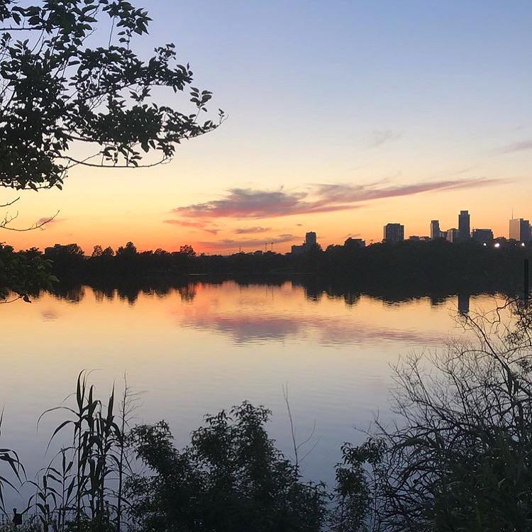 View of Austin at sunset r/TexasViews