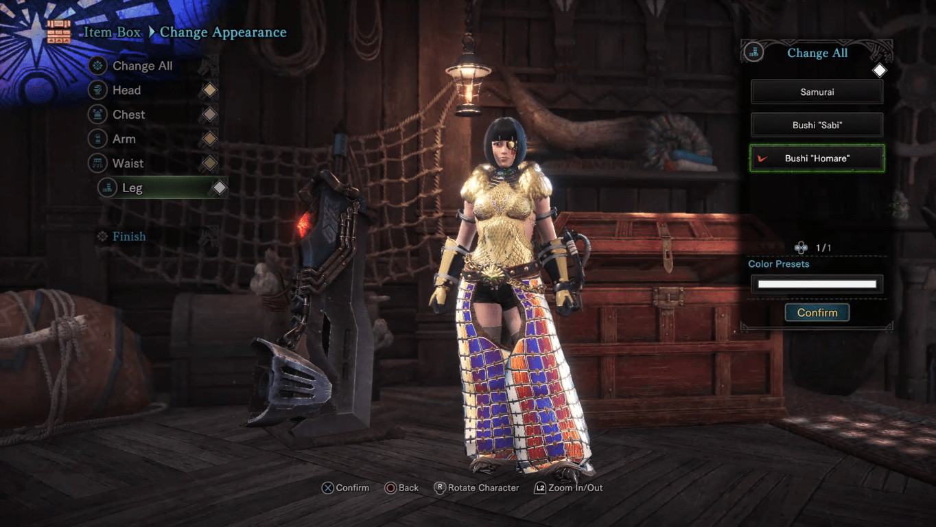 This is what happens when you color the Bushi "Homare" (layered pants