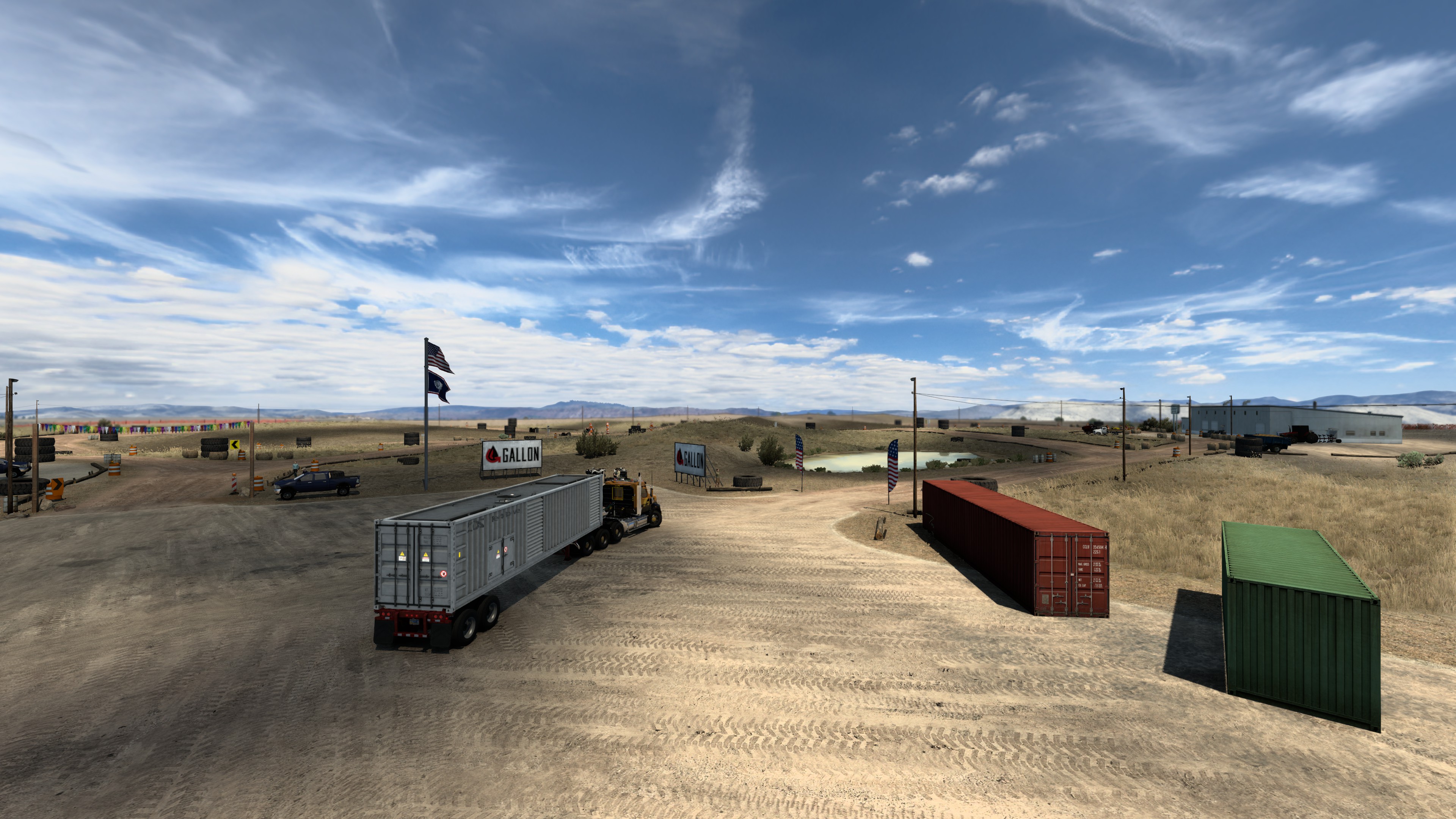 There's a full drivable dirt circuit hidden at the Fuel Station