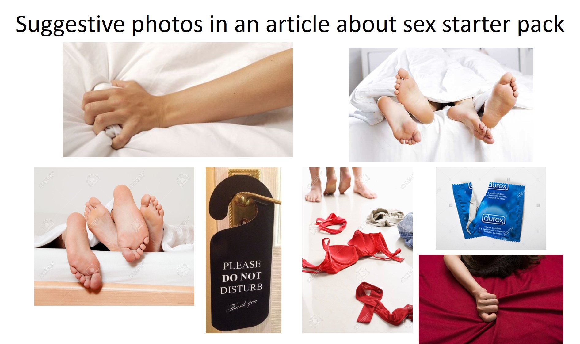 Suggestive photos in an article about sex example pack r/examplepacks