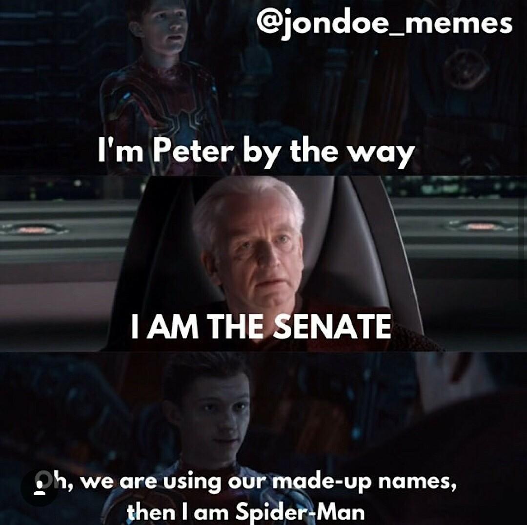 I am the senate PrequelMemes