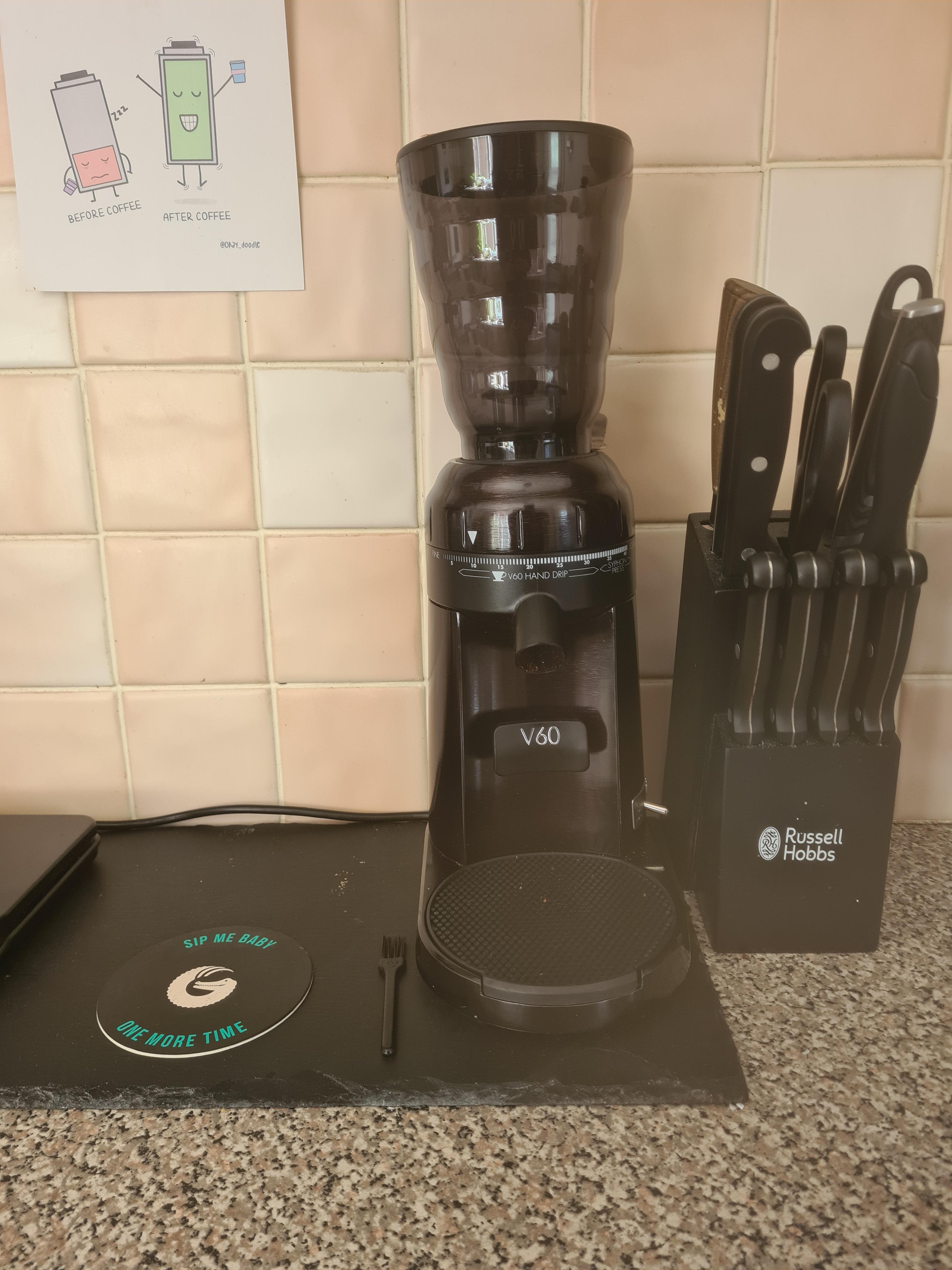 Mr Hoffmann, I own a Hario V60 grinder and you have never ever done a